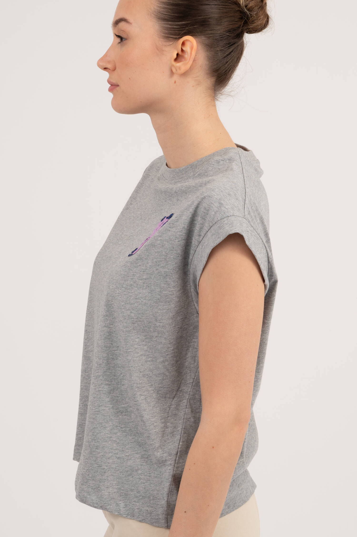 T-Shirt JUNGALA in Grau