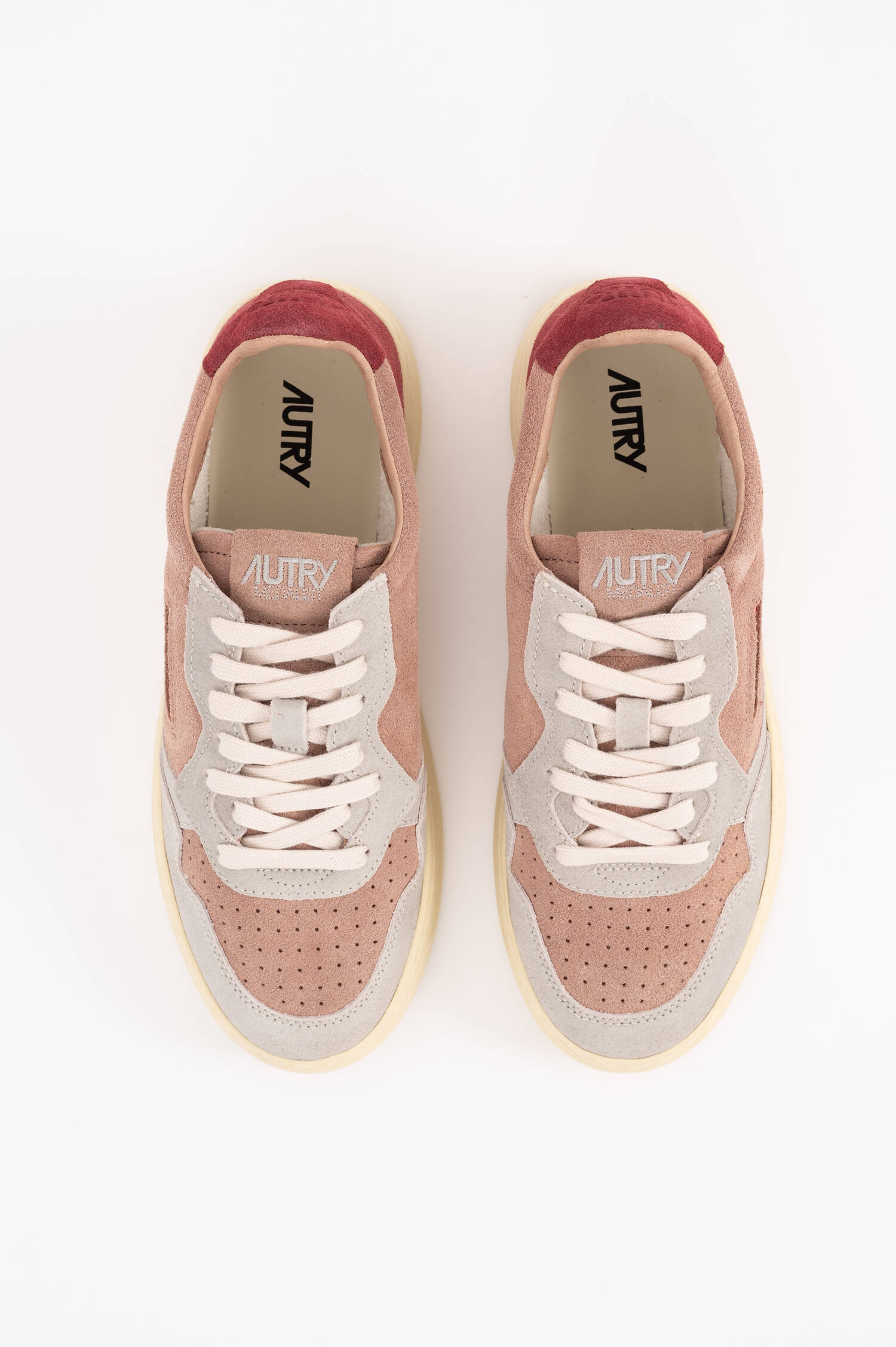 Suede Sneaker MEDALIST LOW in Rosa/Grau