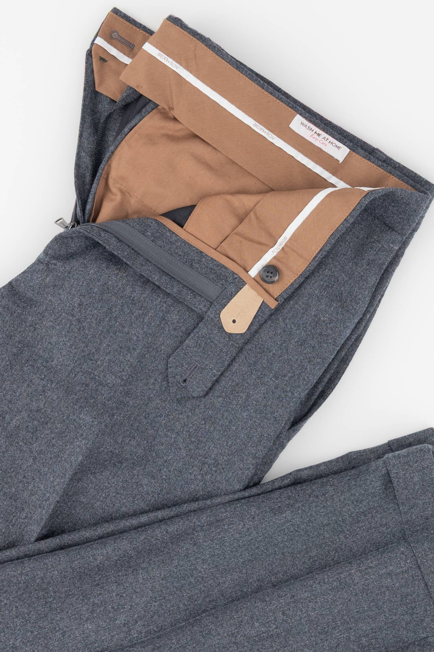 Flannel-Chinohose in Dunkelgrau meliert Flannel-Chinohose in Dunkelgrau meliert