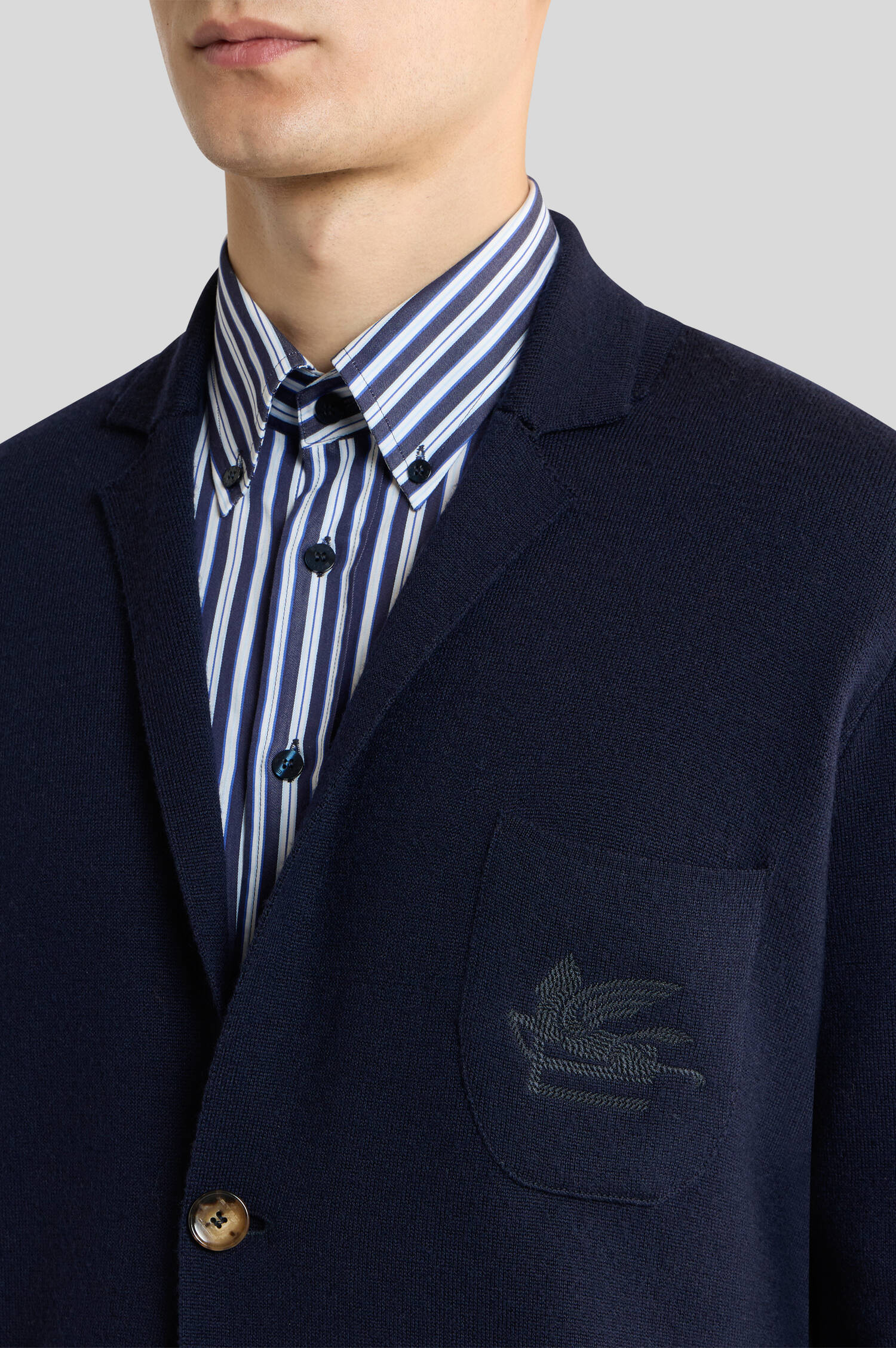 Feinstrick Sportsakko in Navy Feinstrick Sportsakko in Navy