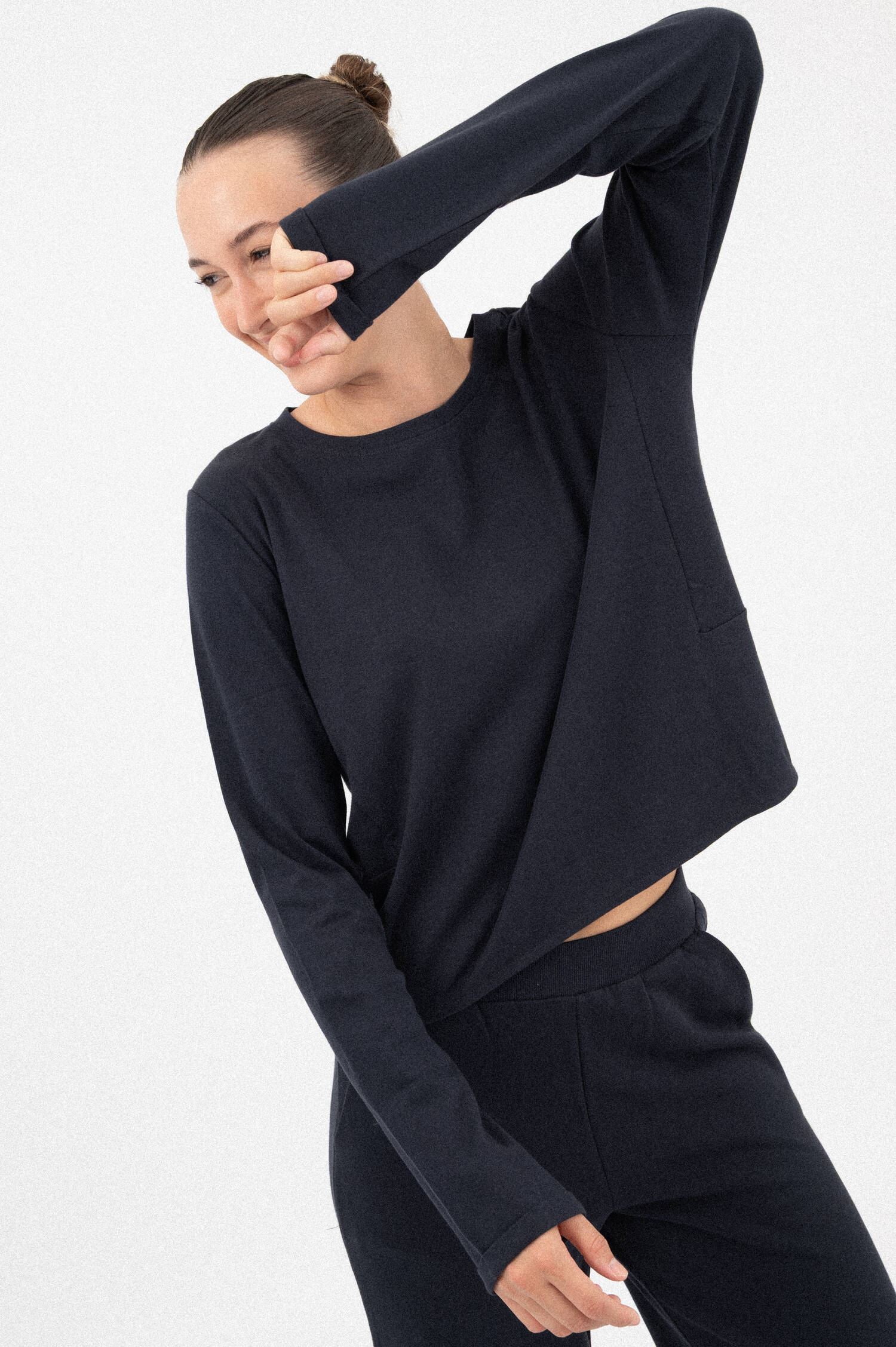 Langarm-Shirt TENJA in Navy