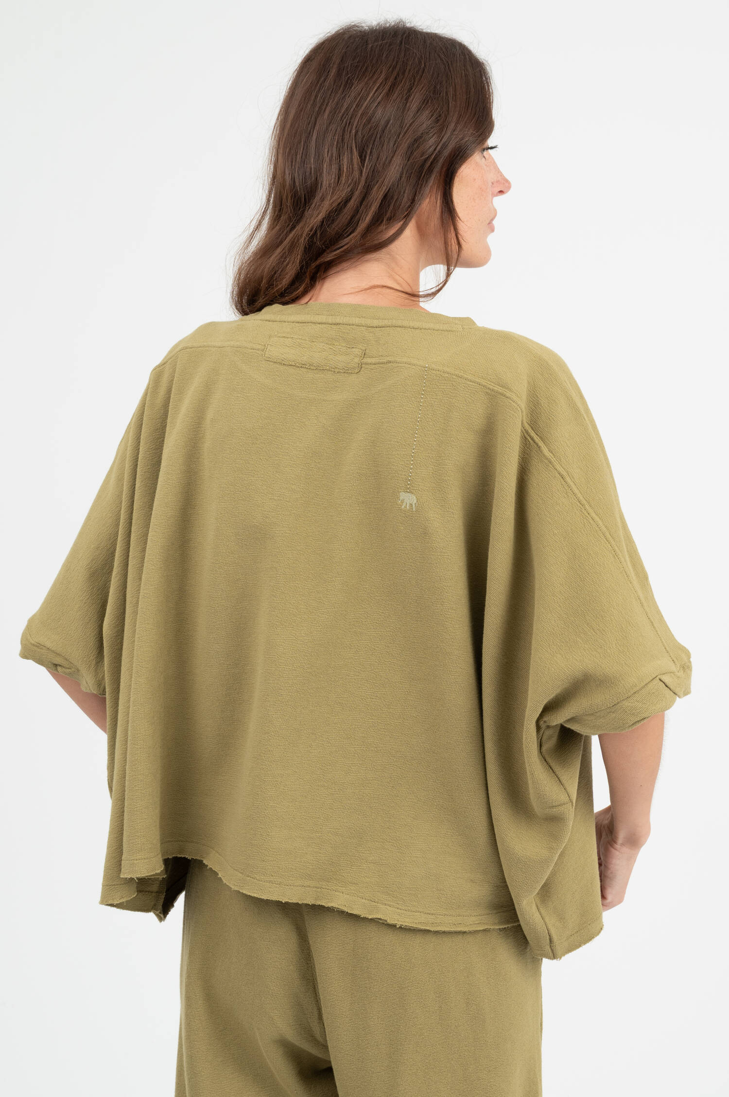 Sweatshirt DRIVA in Olivgrün Sweatshirt DRIVA in Olivgrün