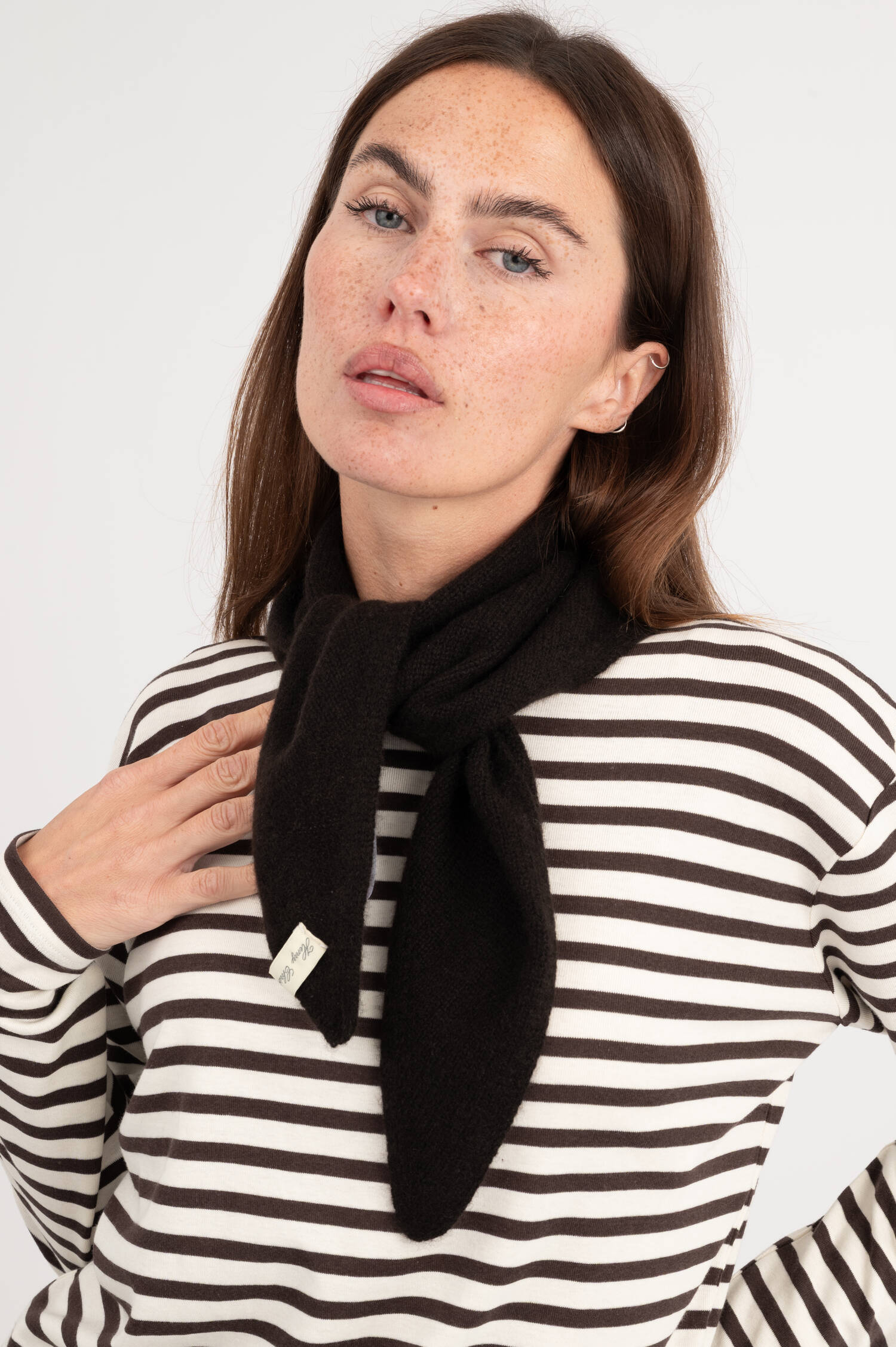 Cashmere Schal in Dunkelbraun Cashmere Schal in Dunkelbraun