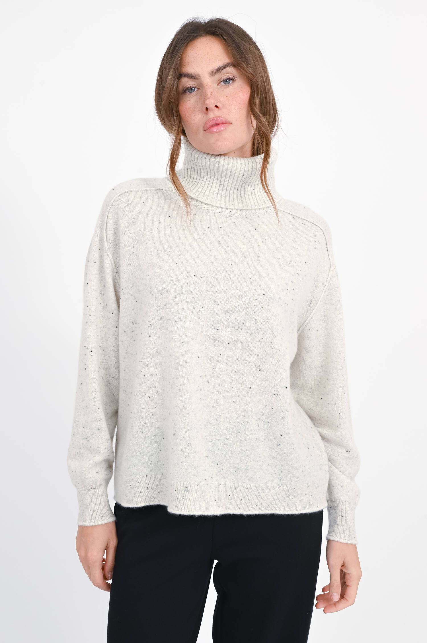 Cashmere Pullover in Snow