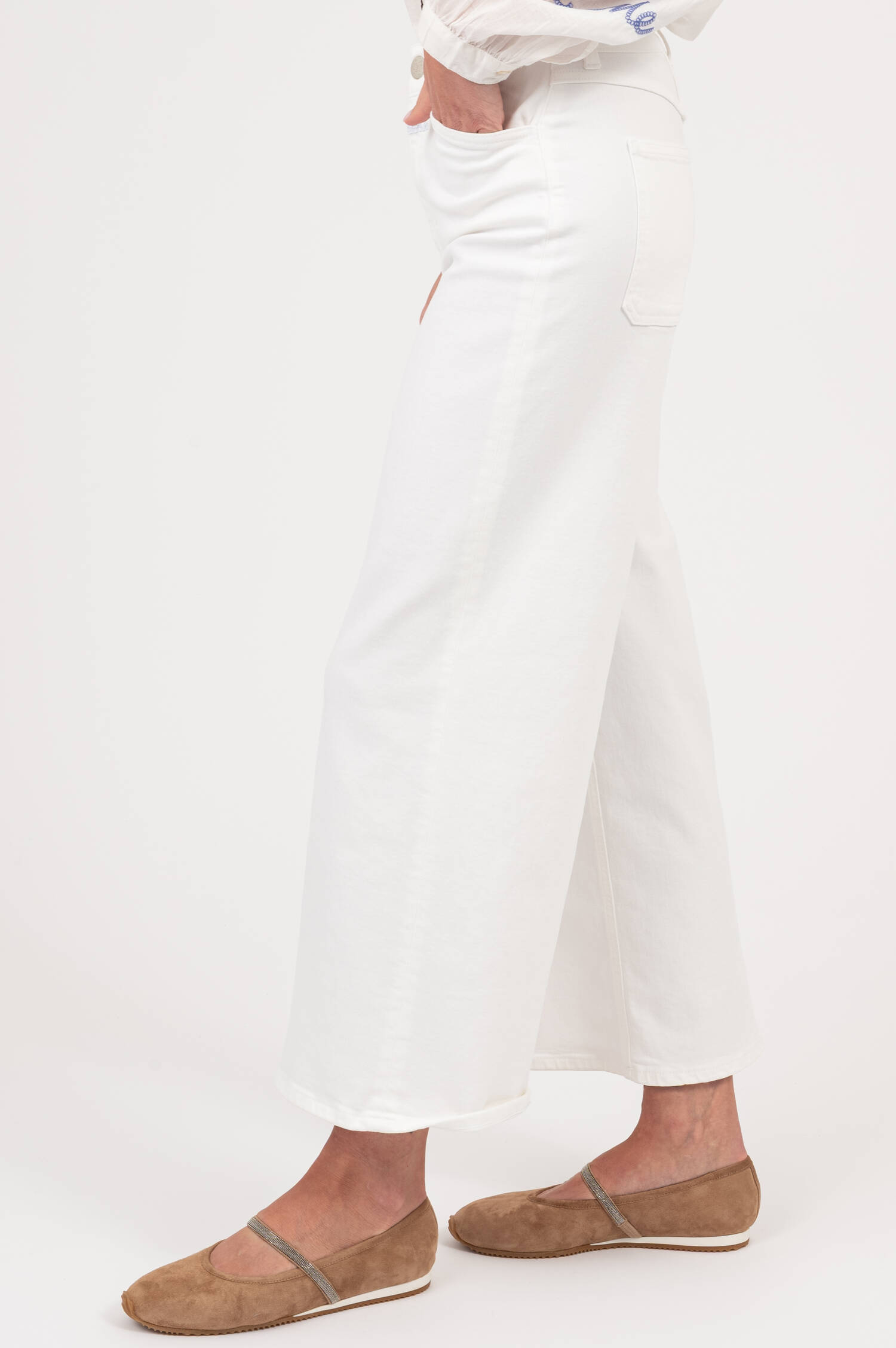 Cropped Jeans WERA in Weiß