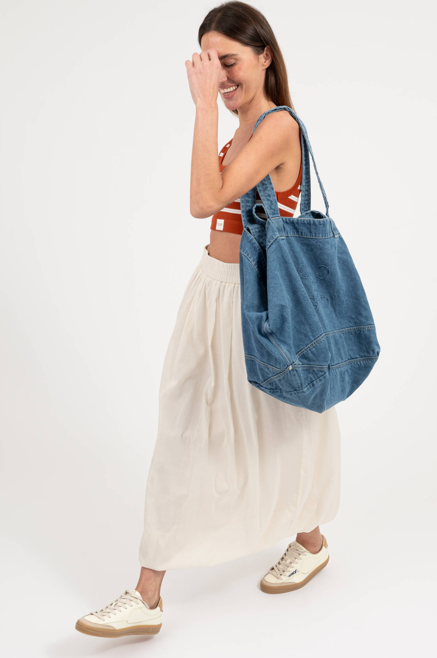 Denim Bag in Midblue