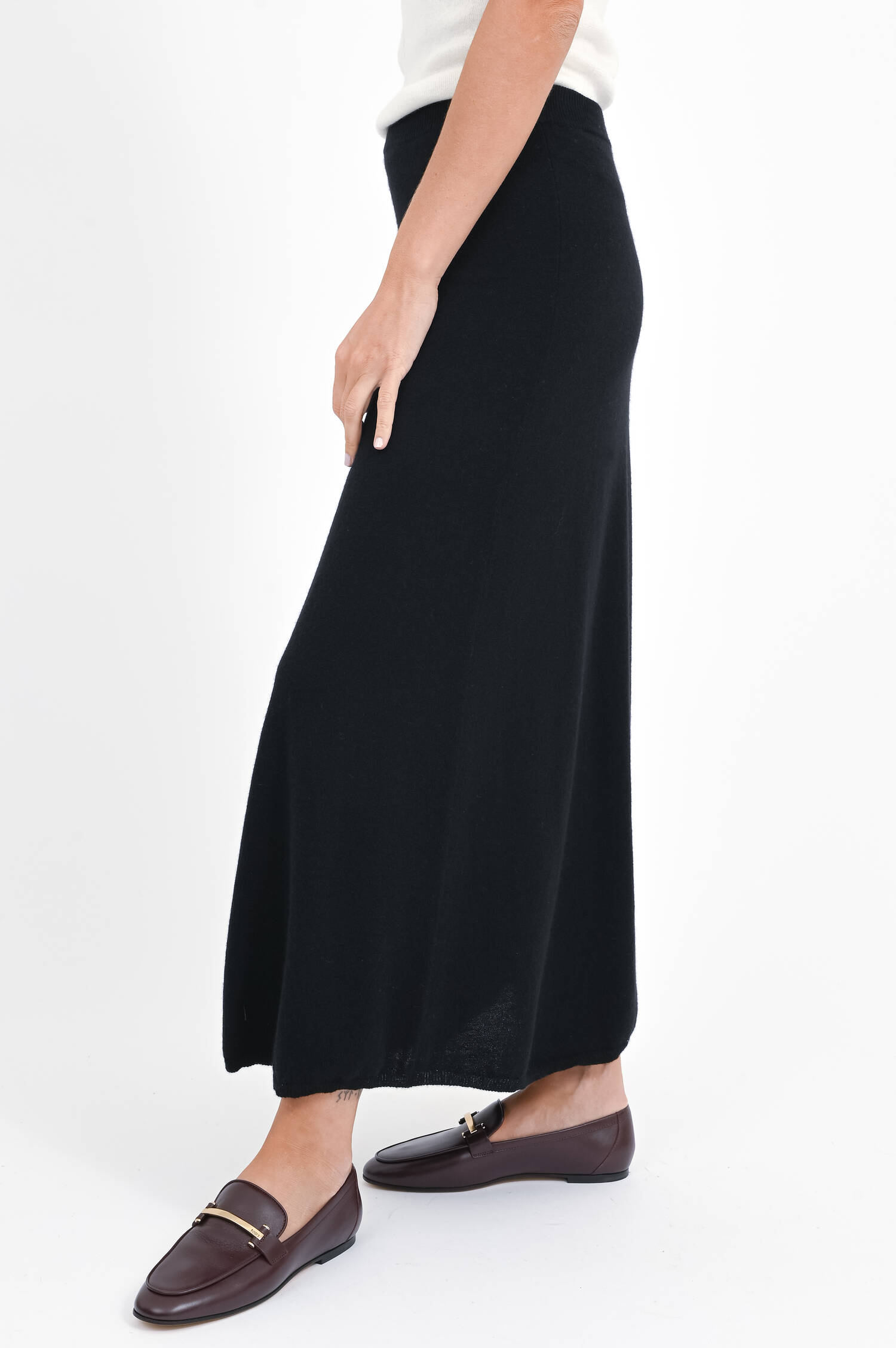 Cashmere-Mix Rock/Kleid DOLLY in Schwarz