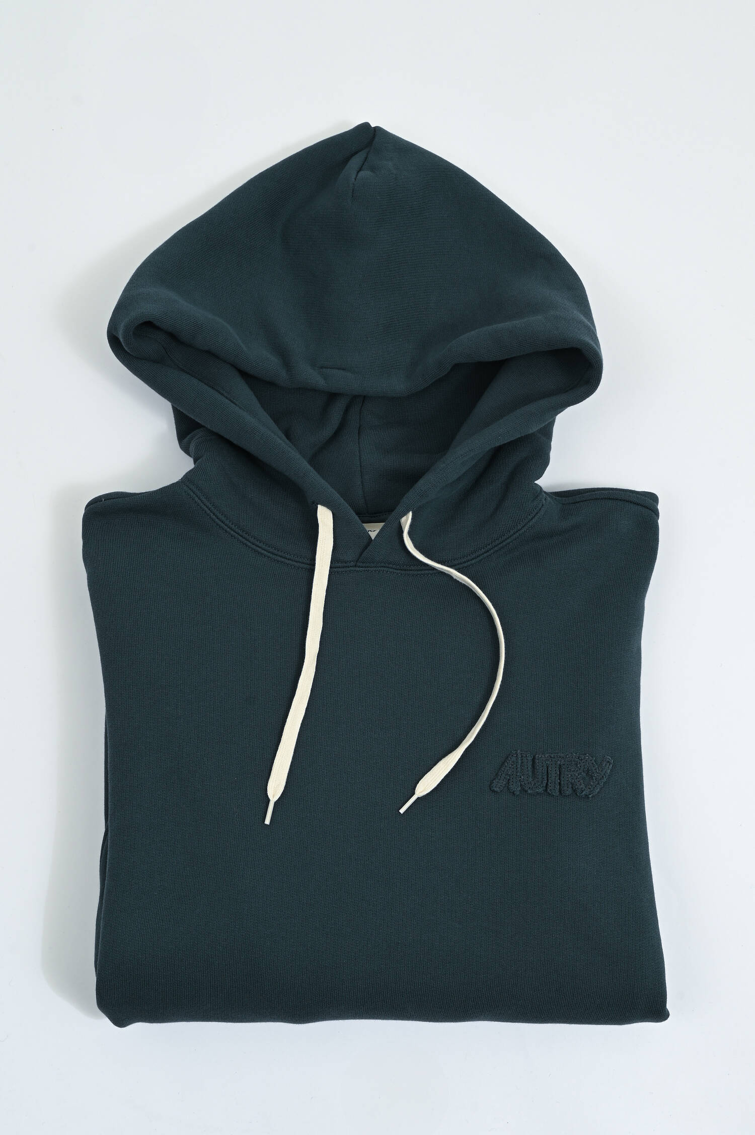 Kapuzenpullover aus Baumwolle in Petrol Kapuzenpullover aus Baumwolle in Petrol