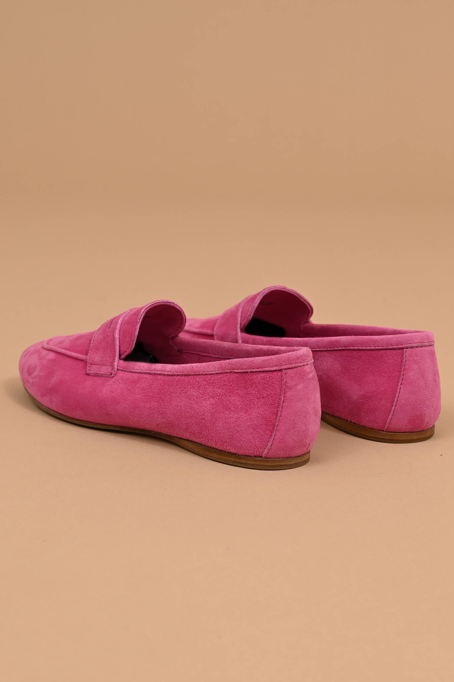 Veloursleder-Loafer in Fuxiapink Veloursleder-Loafer in Fuxiapink