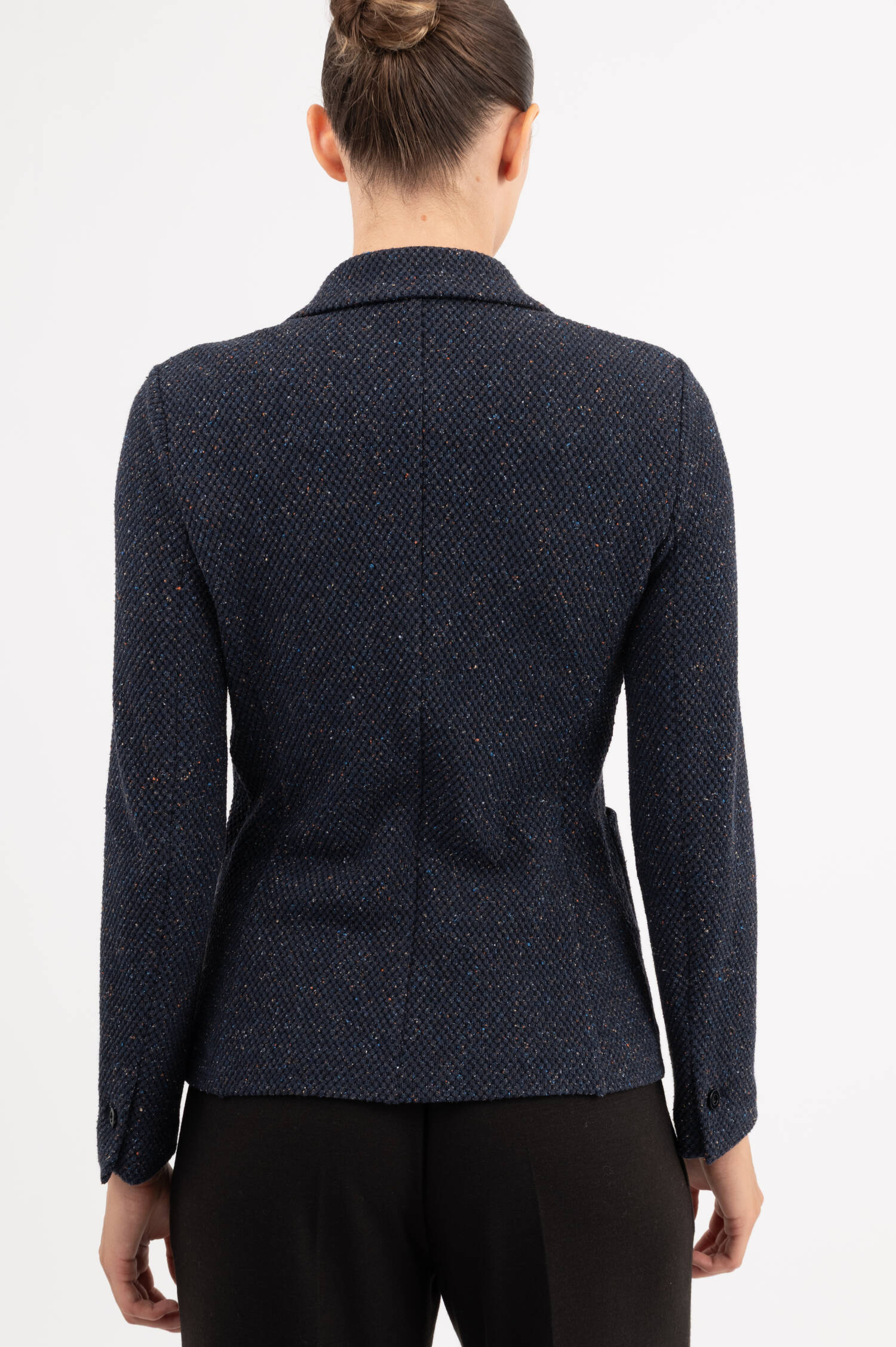 Taillierter Blazer in Dunkelblau