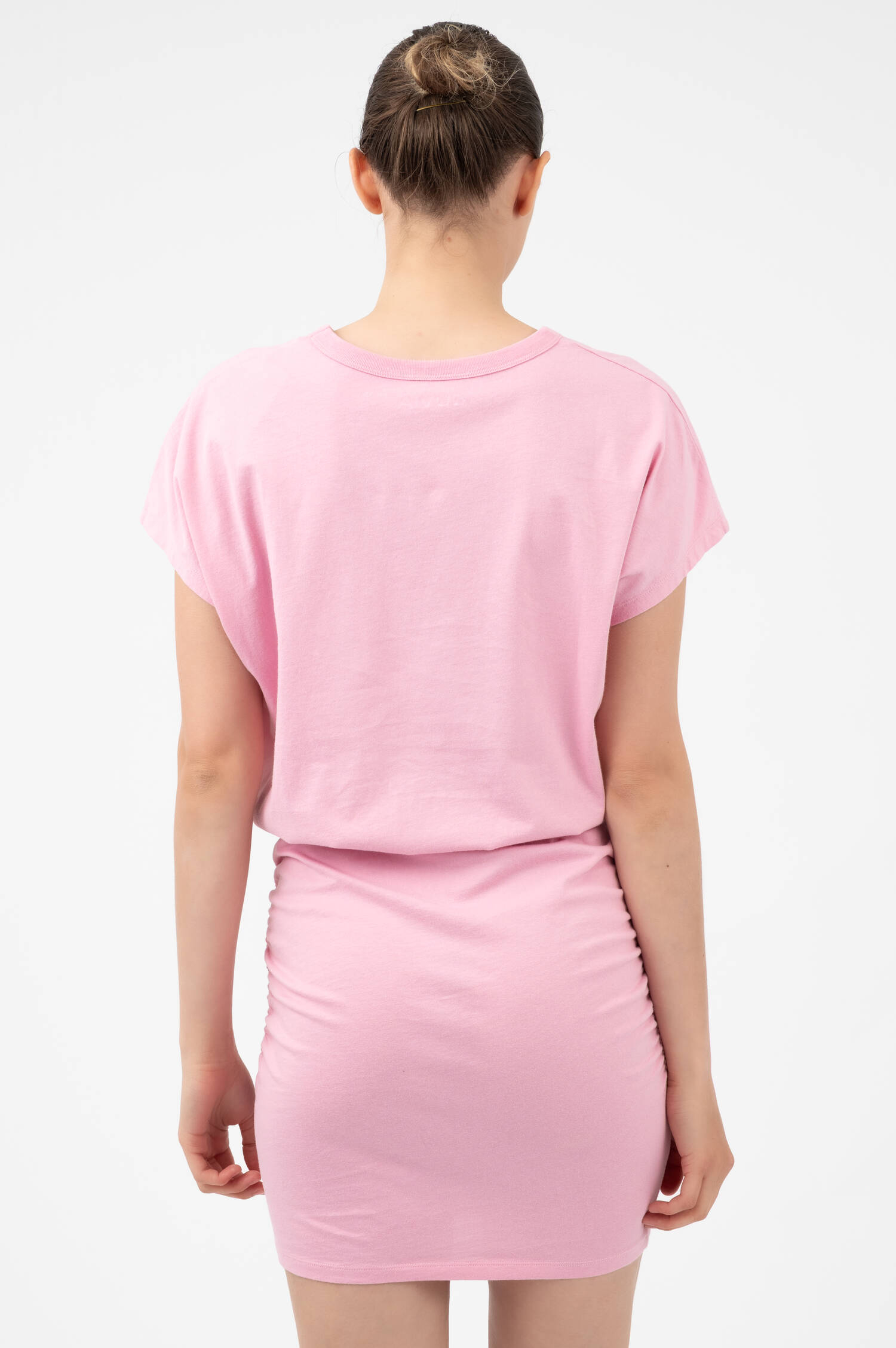Jersey Kleid in Rosa