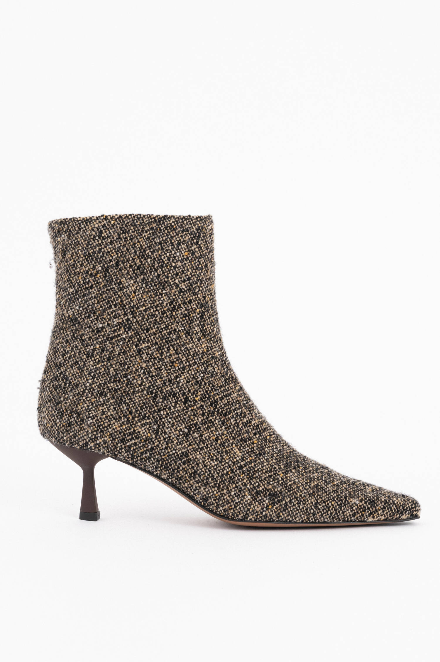 Stiefelette CARSIA in Beige/Schwarz
