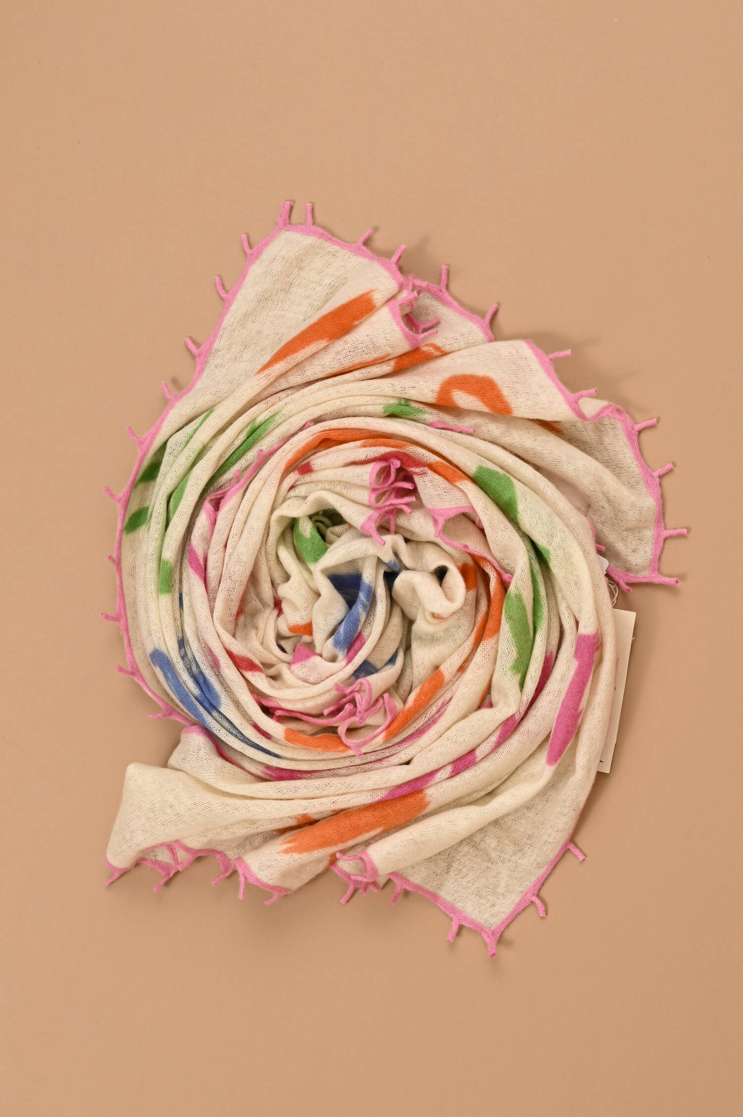 Cashmere Schal LETTER in Multicolor