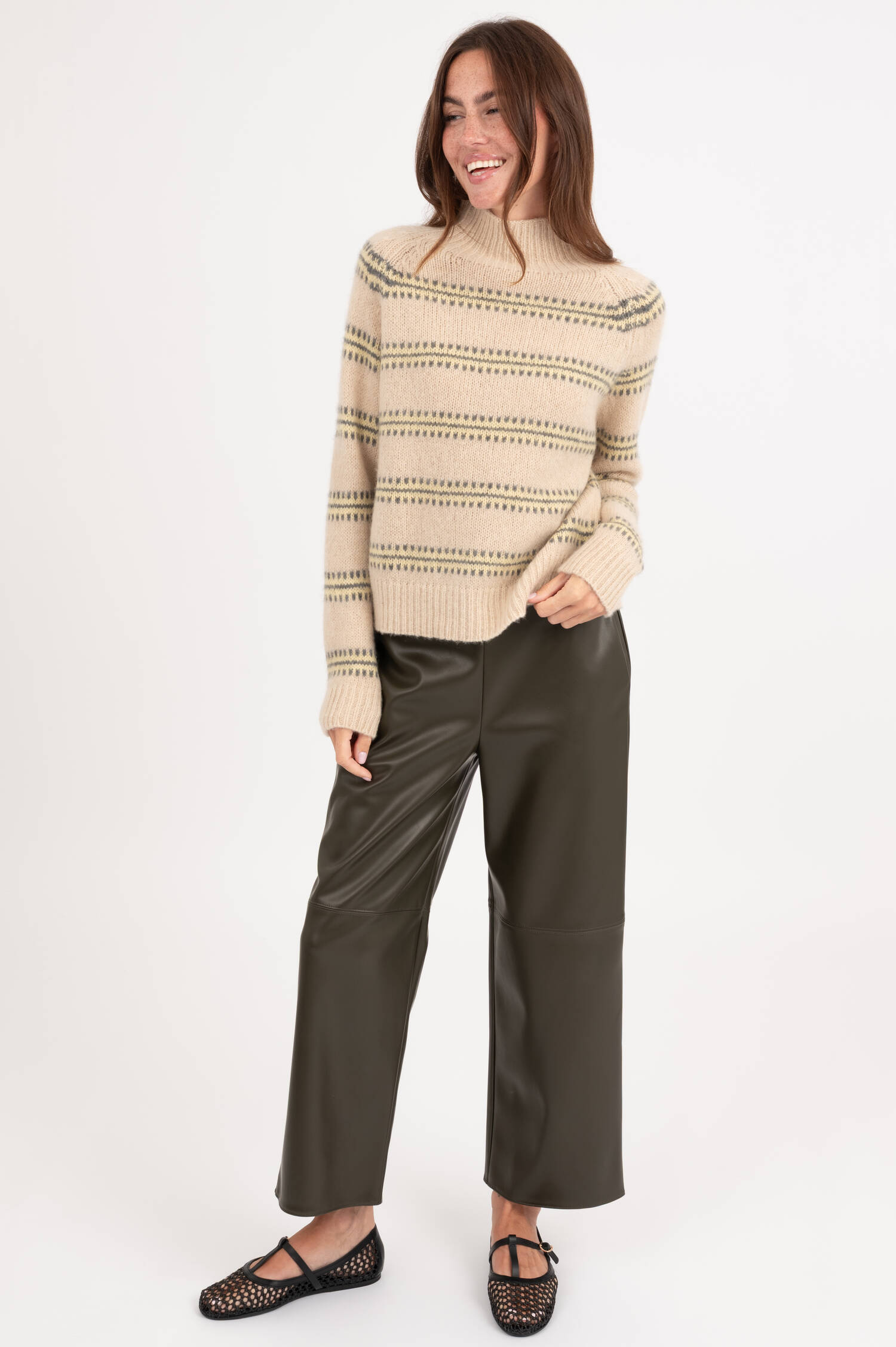 Cashmere Strickpullover in Beige Cashmere Strickpullover in Beige