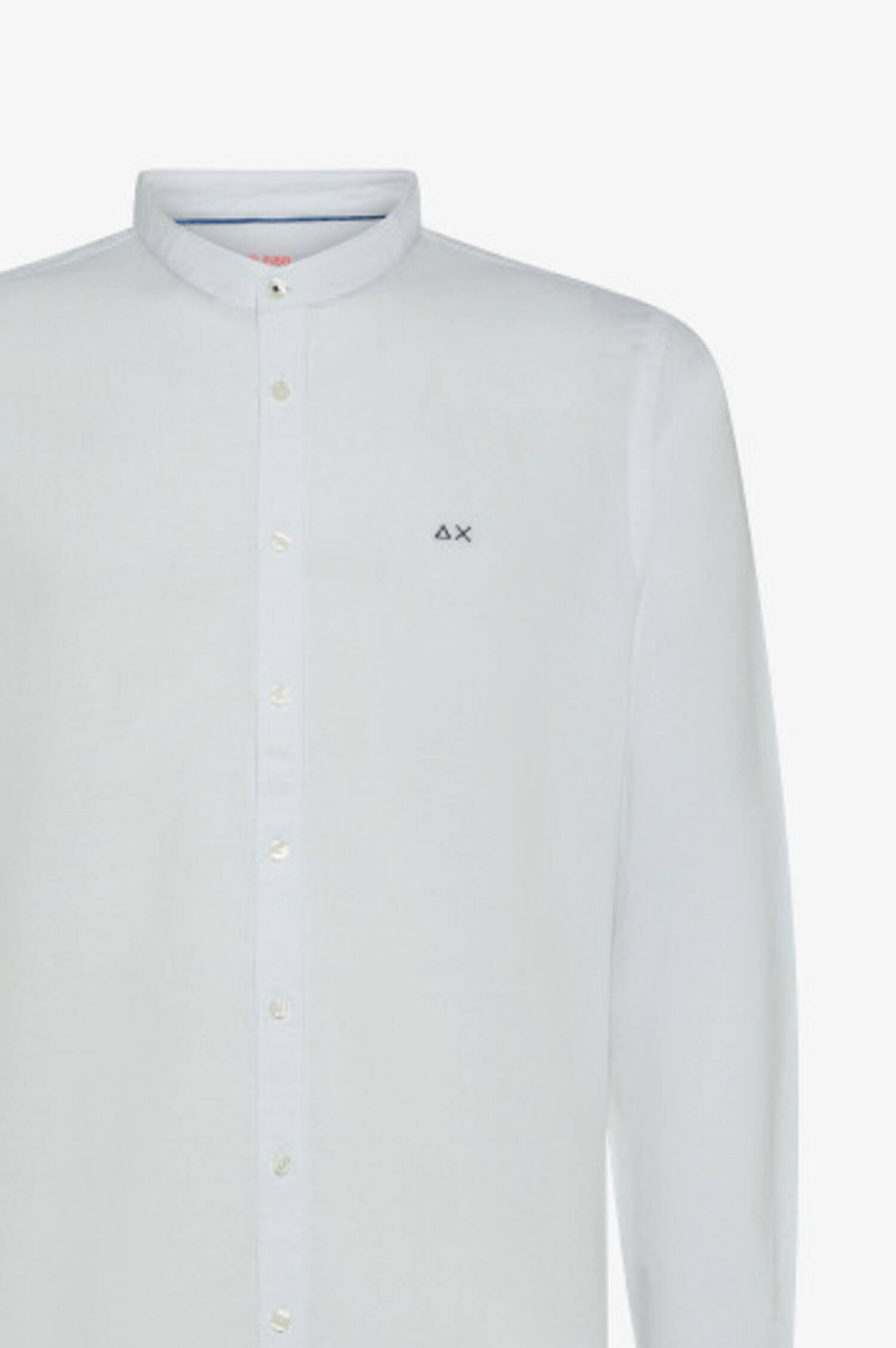 Hemd aus Baumwoll-Leinen-Mix in Weiß