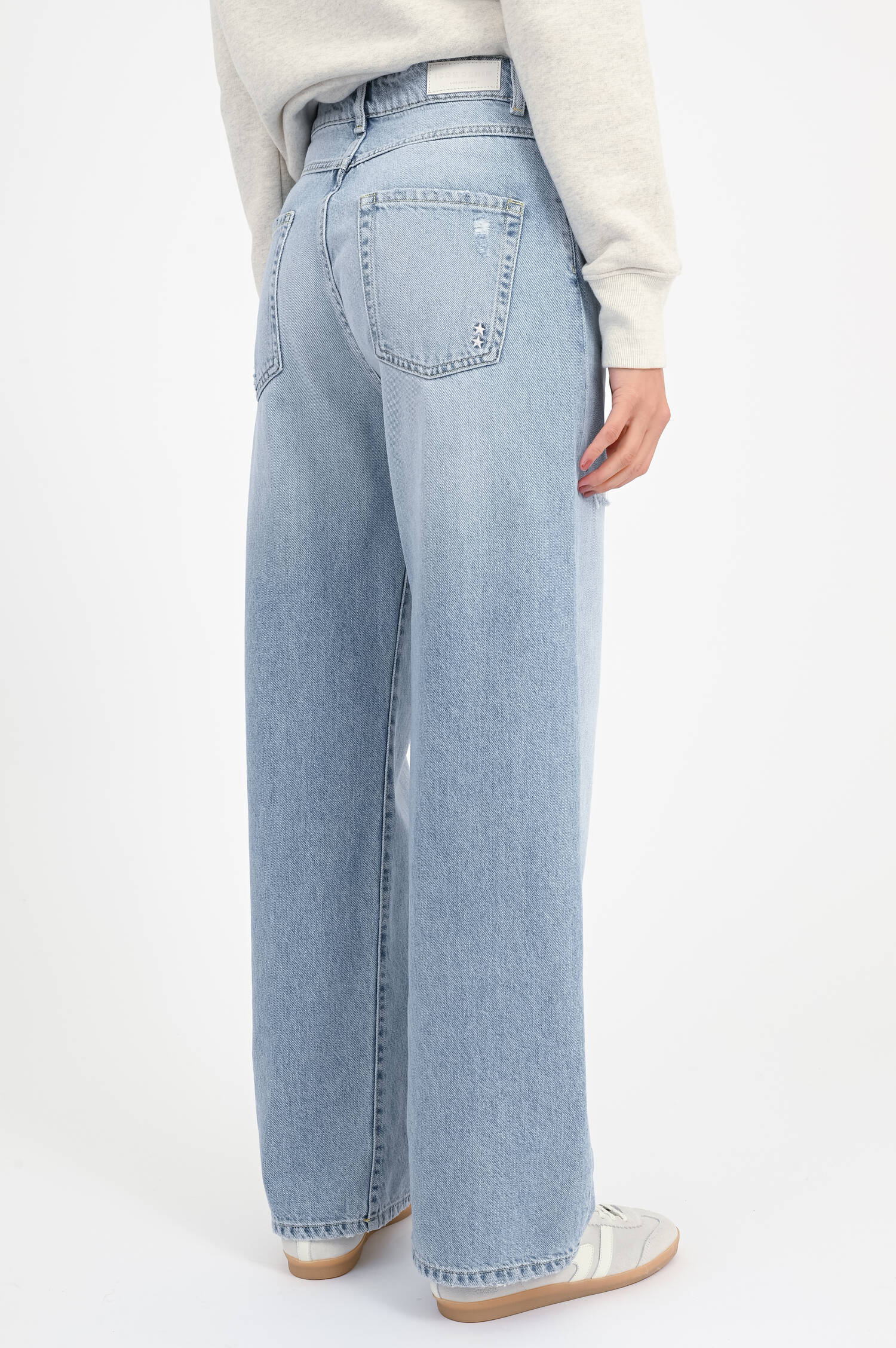 Weite Jeans POPPY in Hellblau