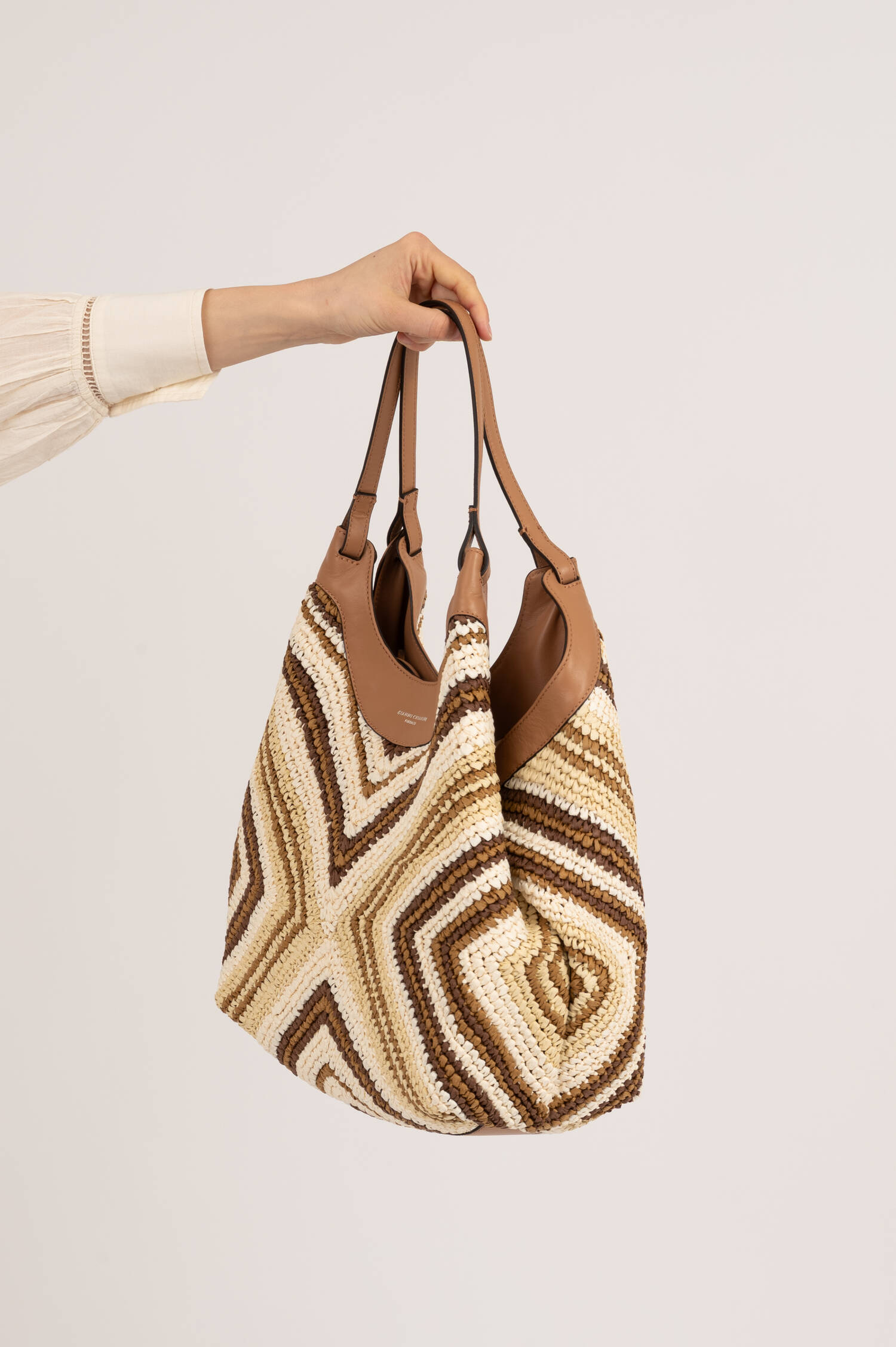 Shopper DUA mit gewebter Struktur in Multicolor