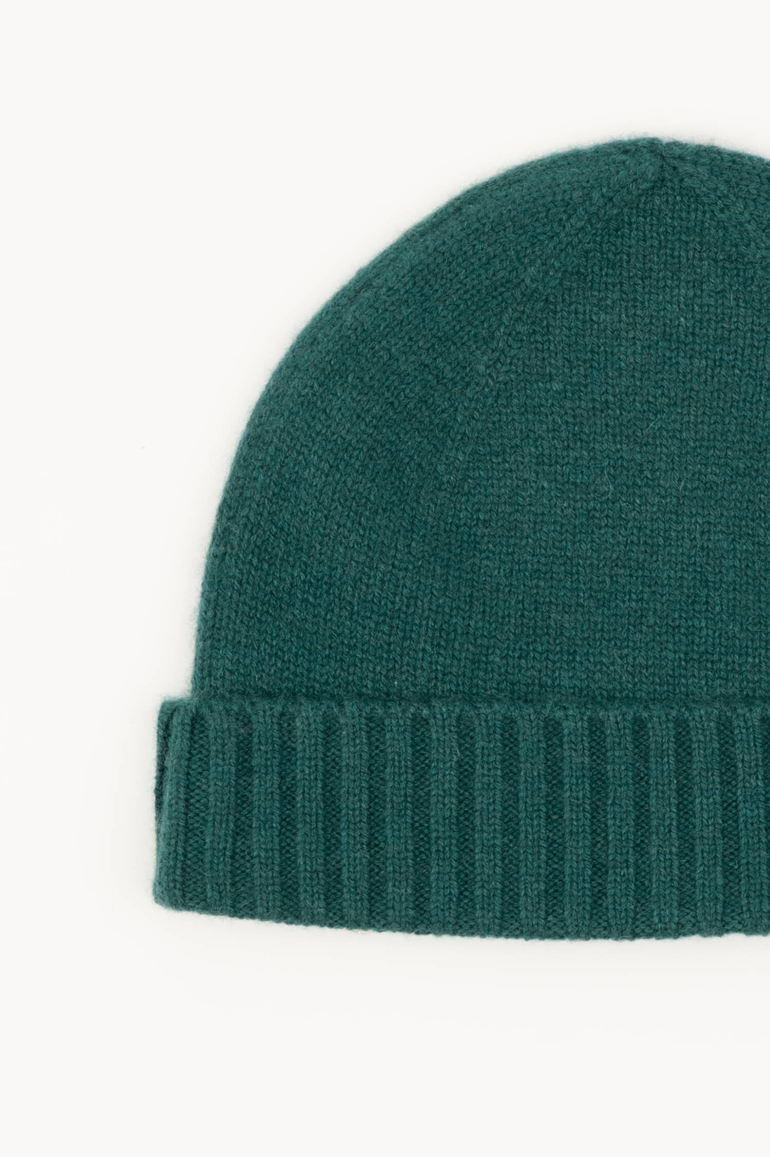Cashmere-Beanie in Grün