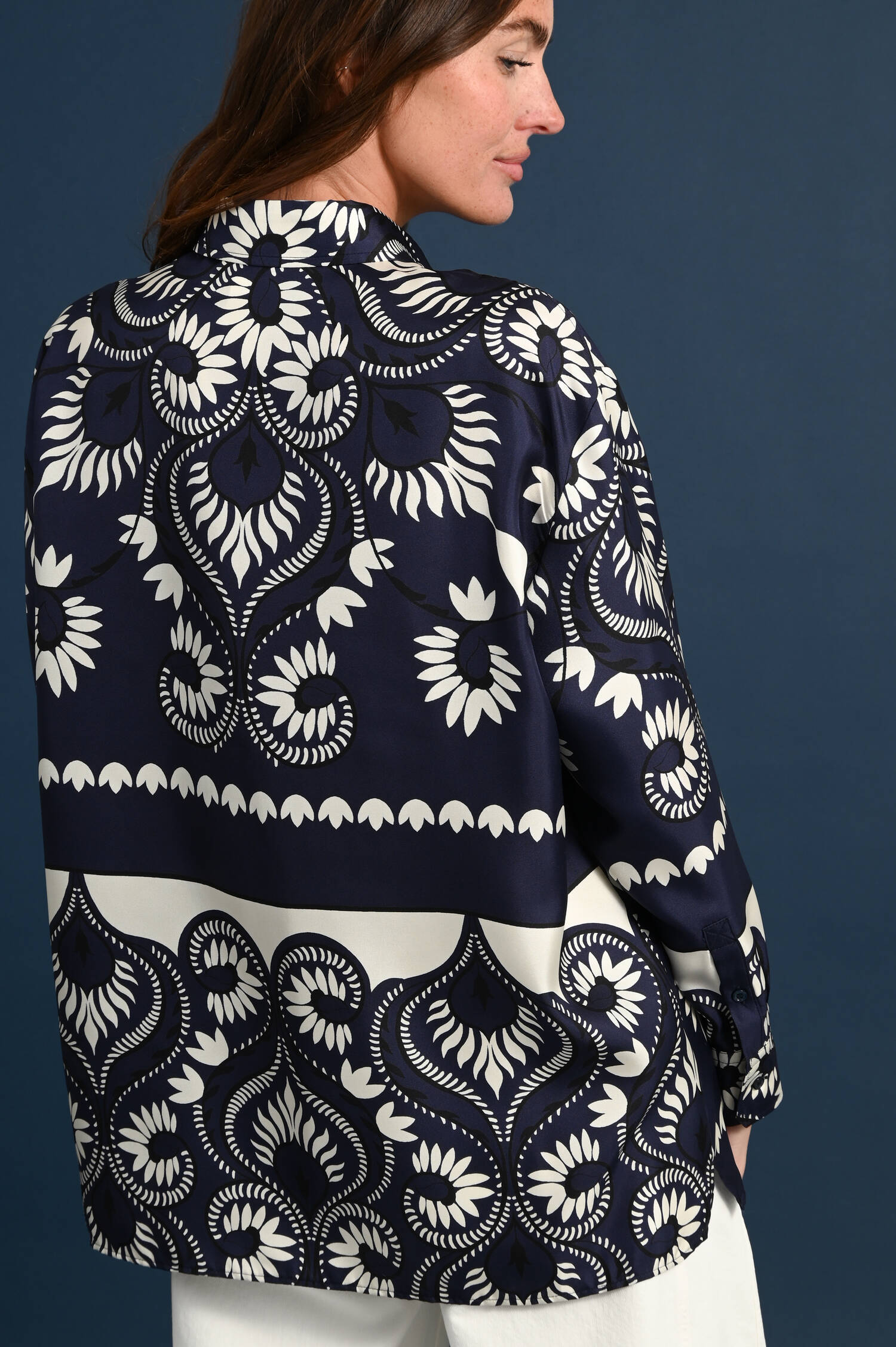 Bluse Kasack LASTRA in Blau