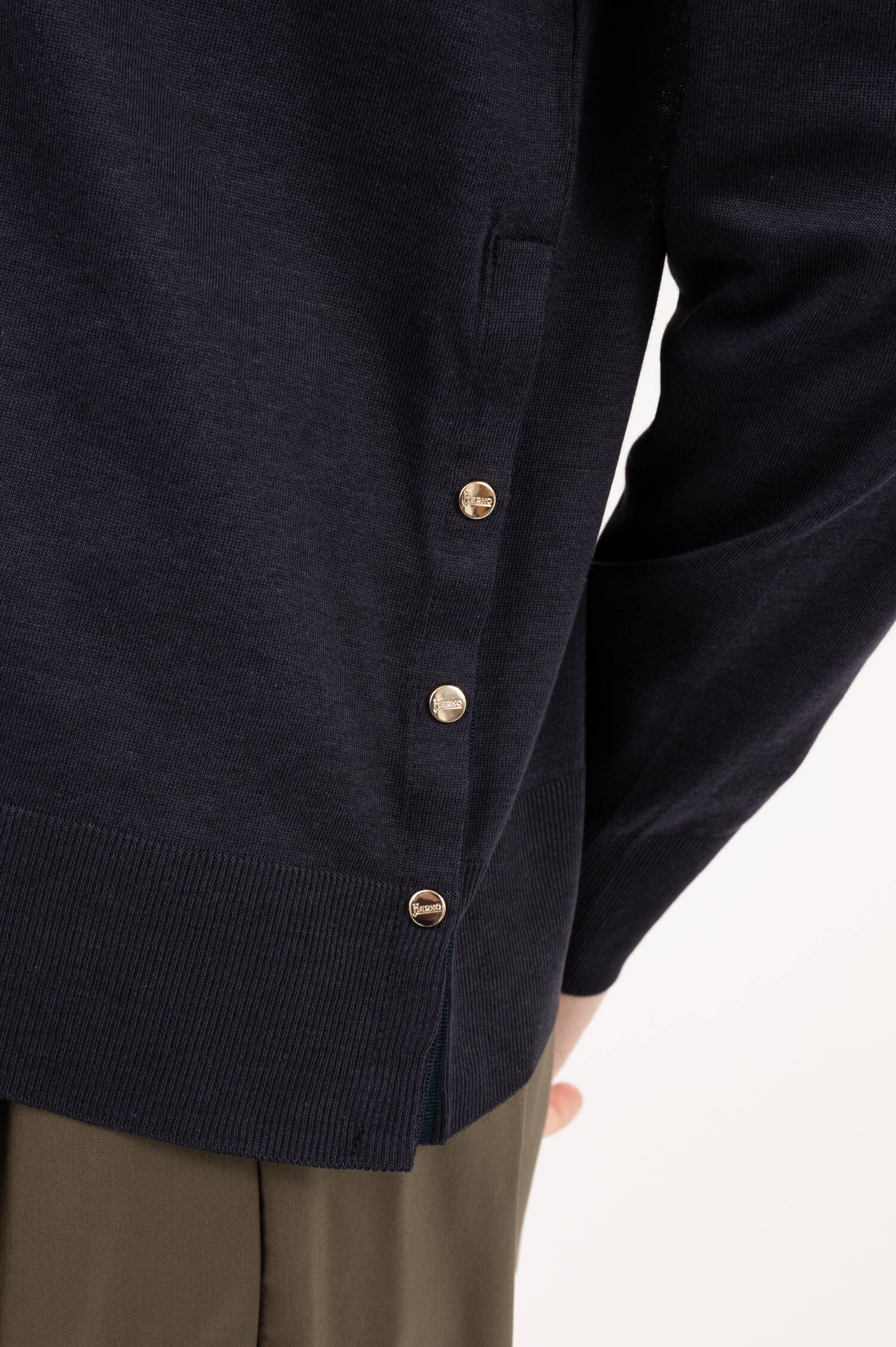 Feinstrick Pullover in Navy Feinstrick Pullover in Navy