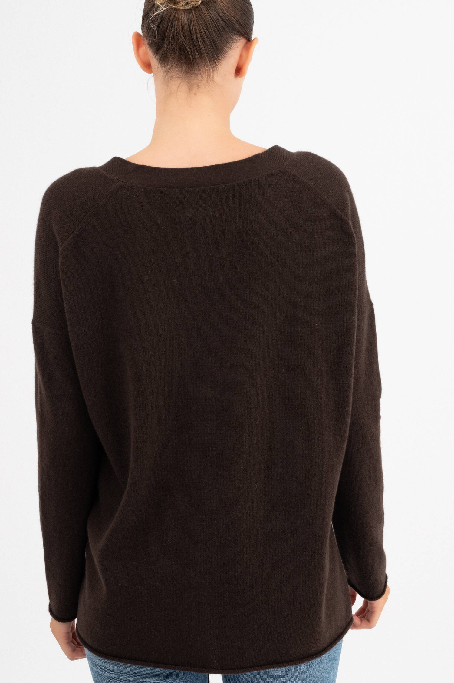Cashmere Cardigan in Braun Cashmere Cardigan in Braun