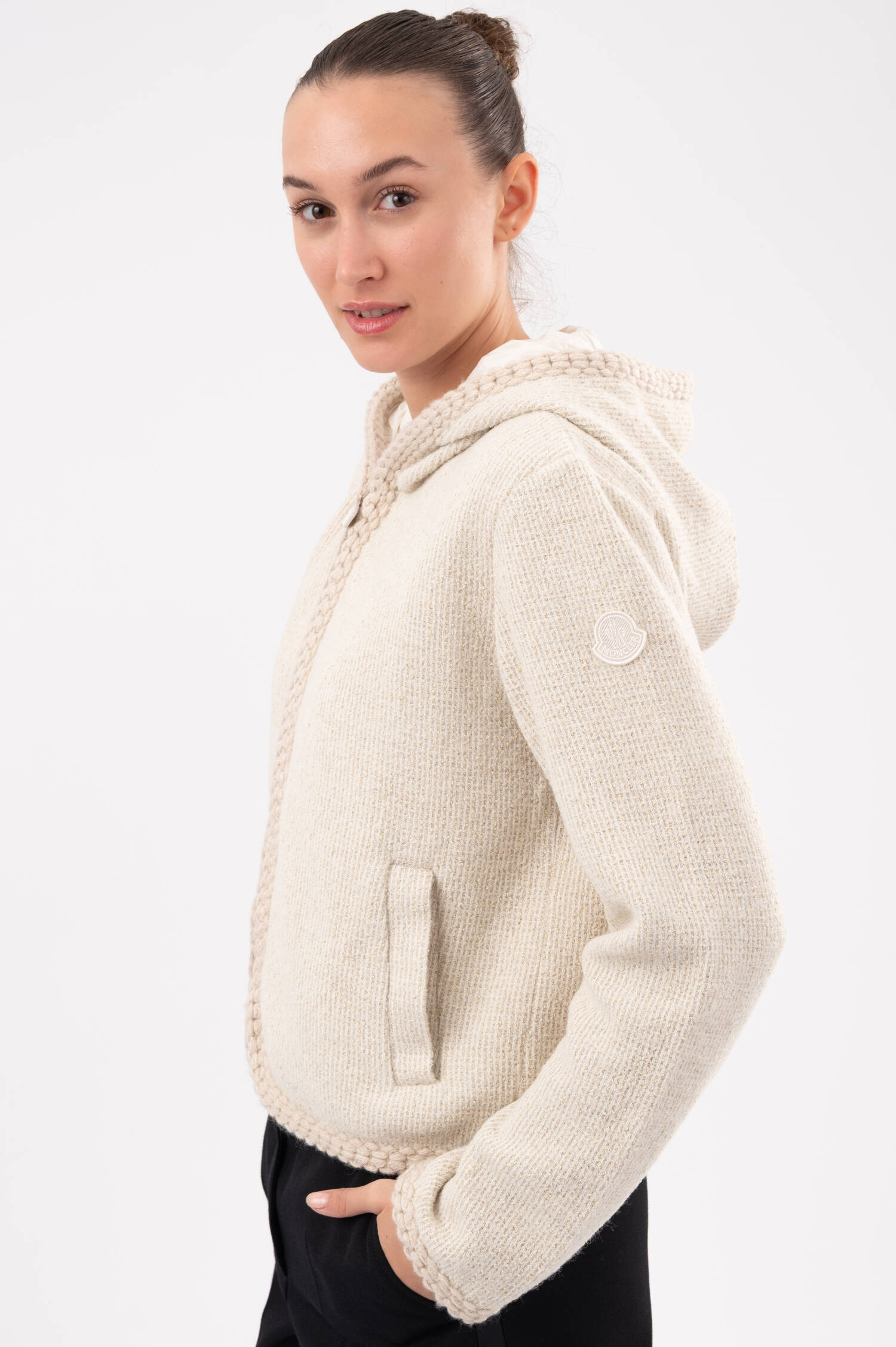 Strickjacke in Weiß Strickjacke in Weiß