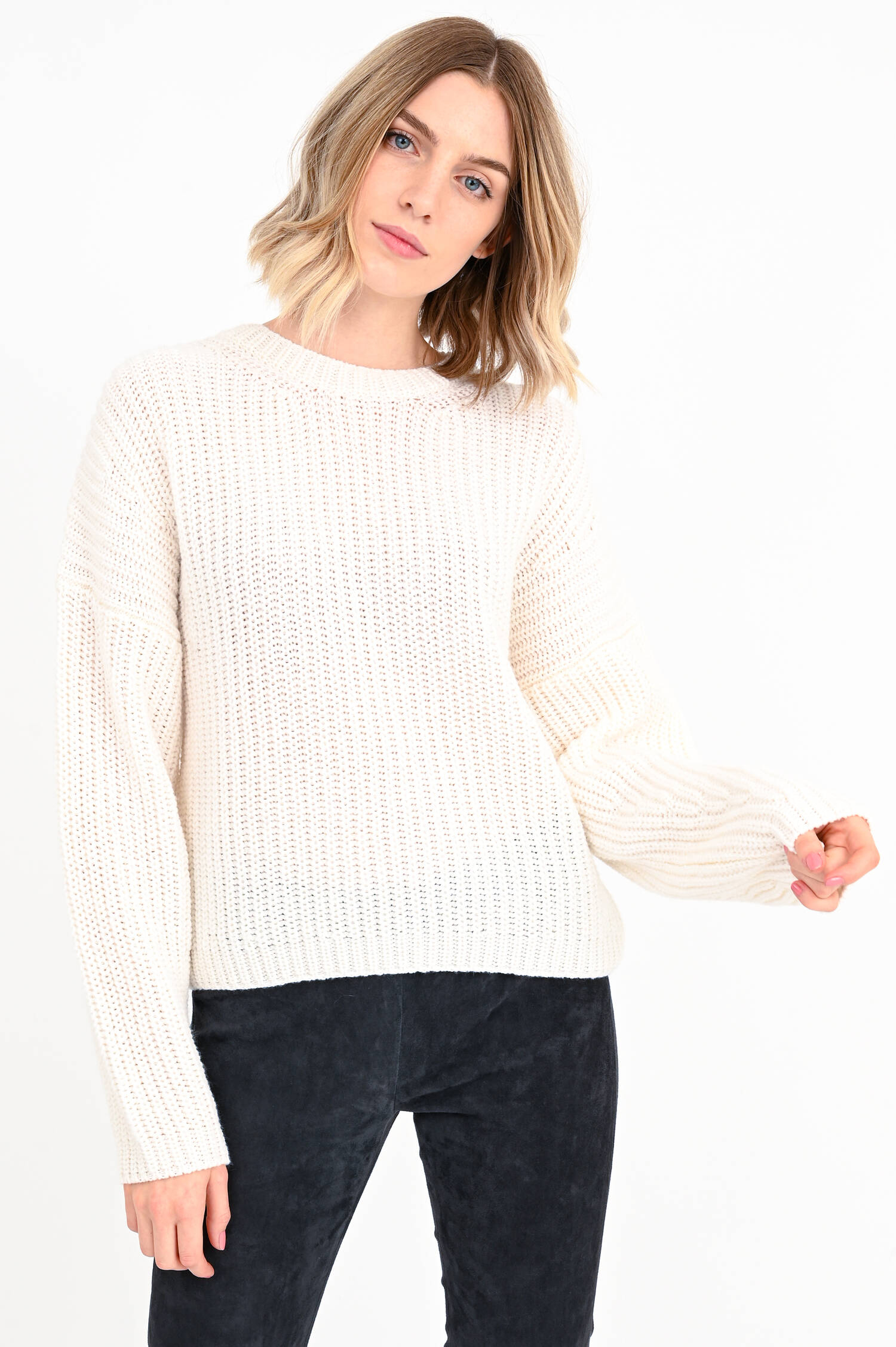 Strickpullover AMAYA aus Cashmere in Natur