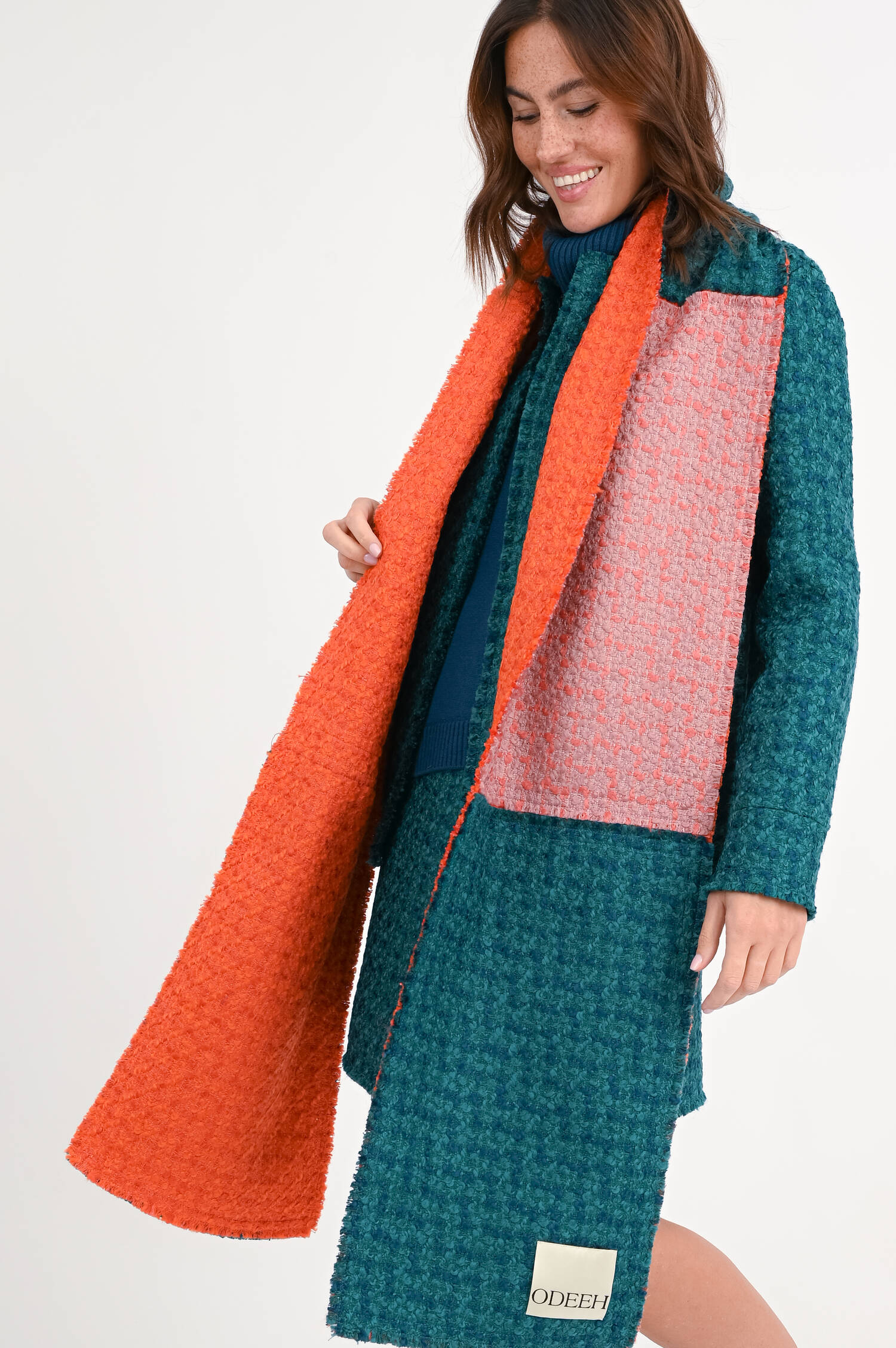 Tweedschal MANDARIN in Multicolor