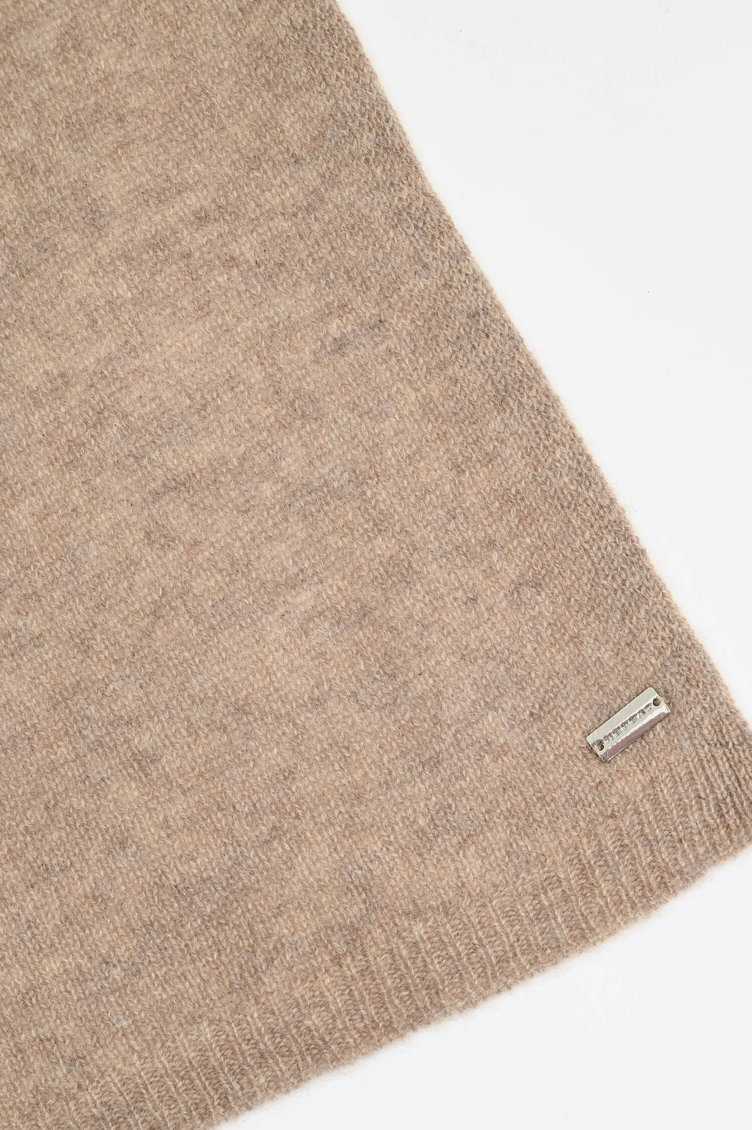 Cashmere-Schal in Taupe