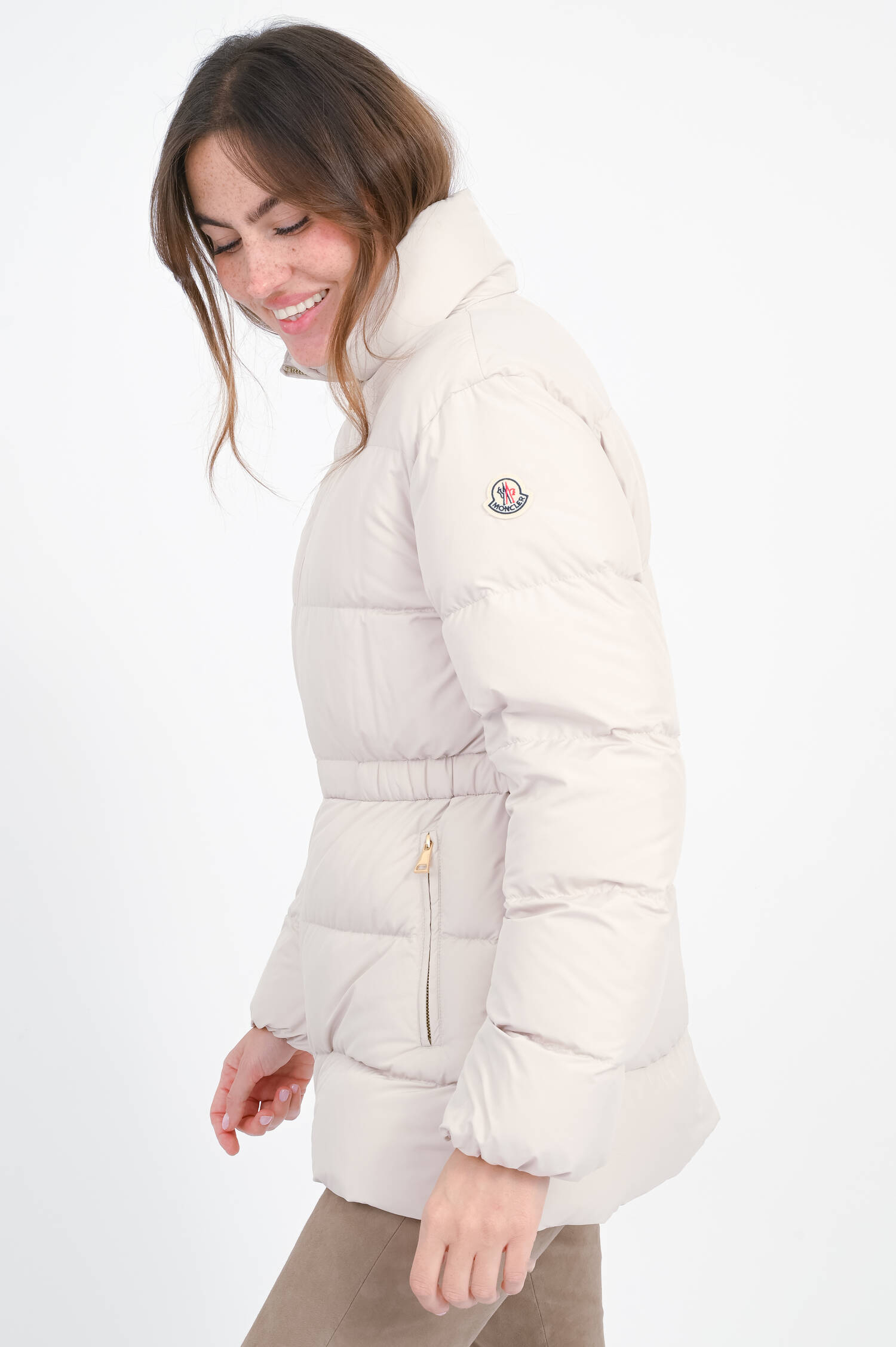 Daunen-Kurzmantel BROSSETTE in Creme Daunen-Kurzmantel BROSSETTE in Creme