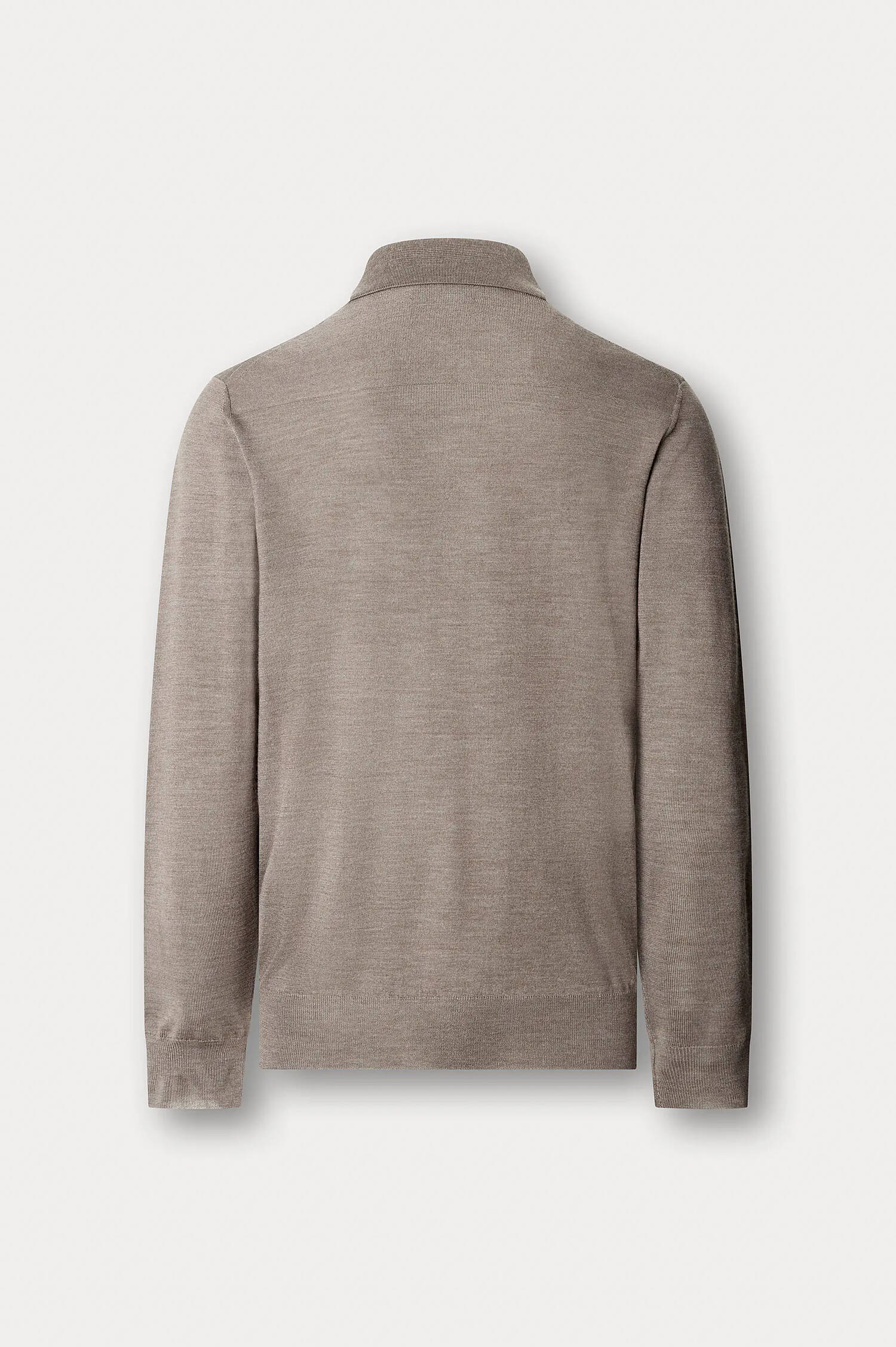 Feinstrick-Pullover in Taupe Feinstrick-Pullover in Taupe