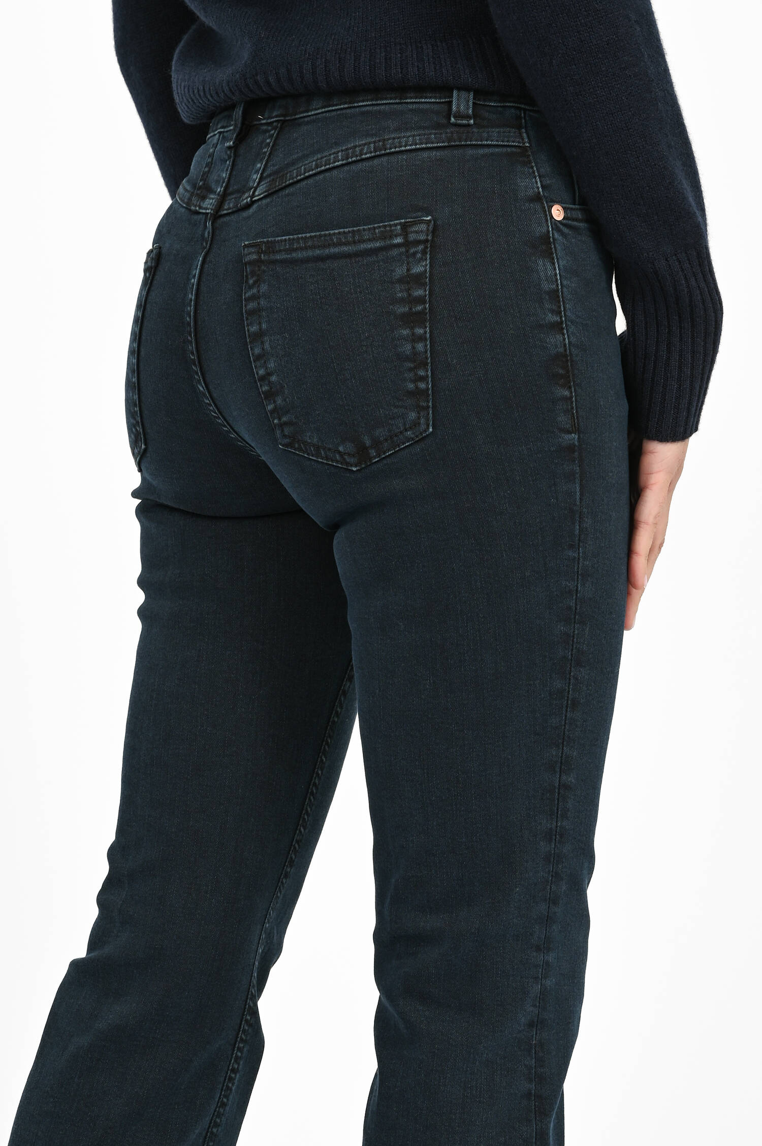 Flared Jeans JOVANNA in Schwarzblau Flared Jeans JOVANNA in Schwarzblau