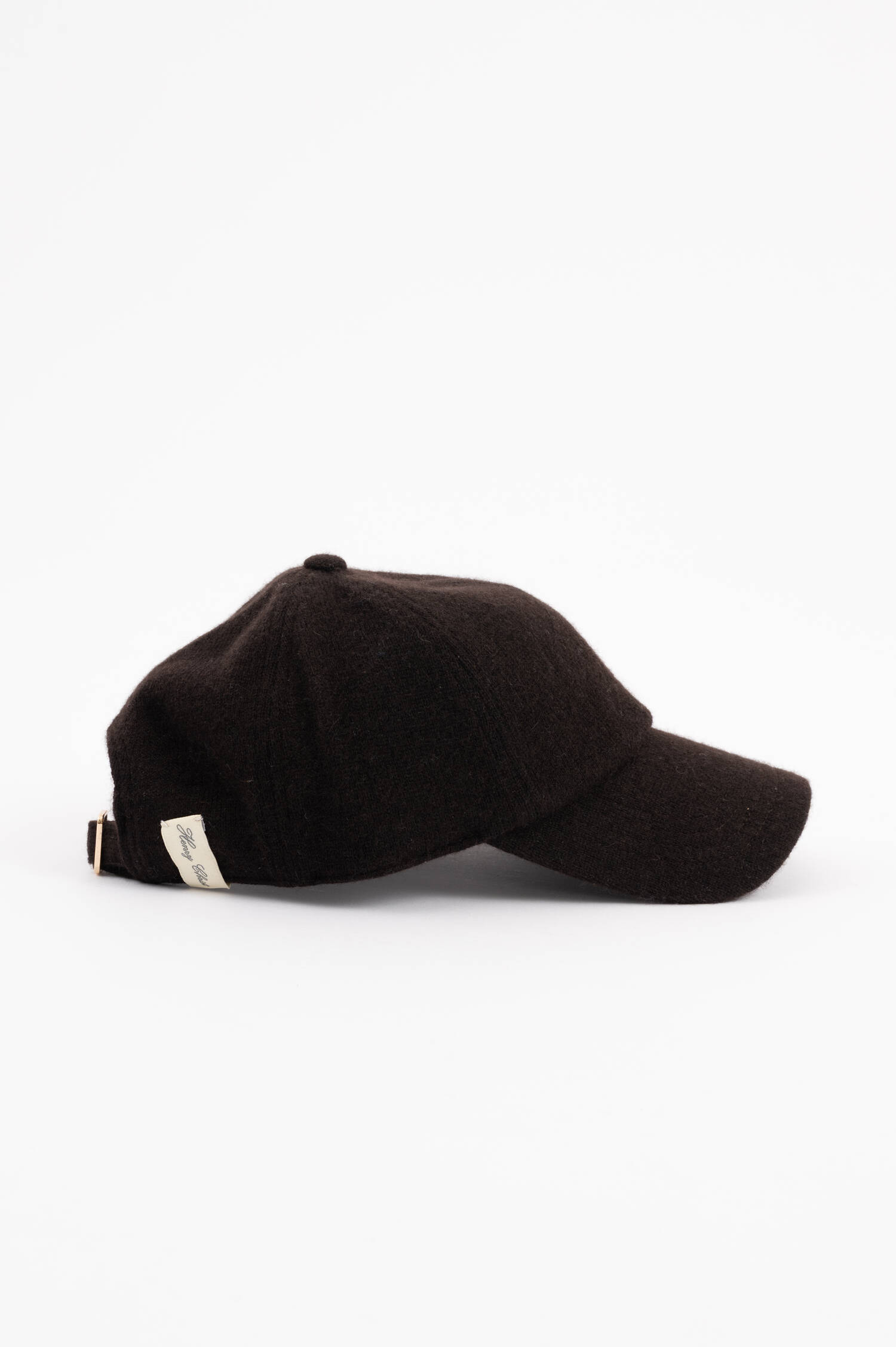 Cashmere Basecap in Dunkelbraun Cashmere Basecap in Dunkelbraun
