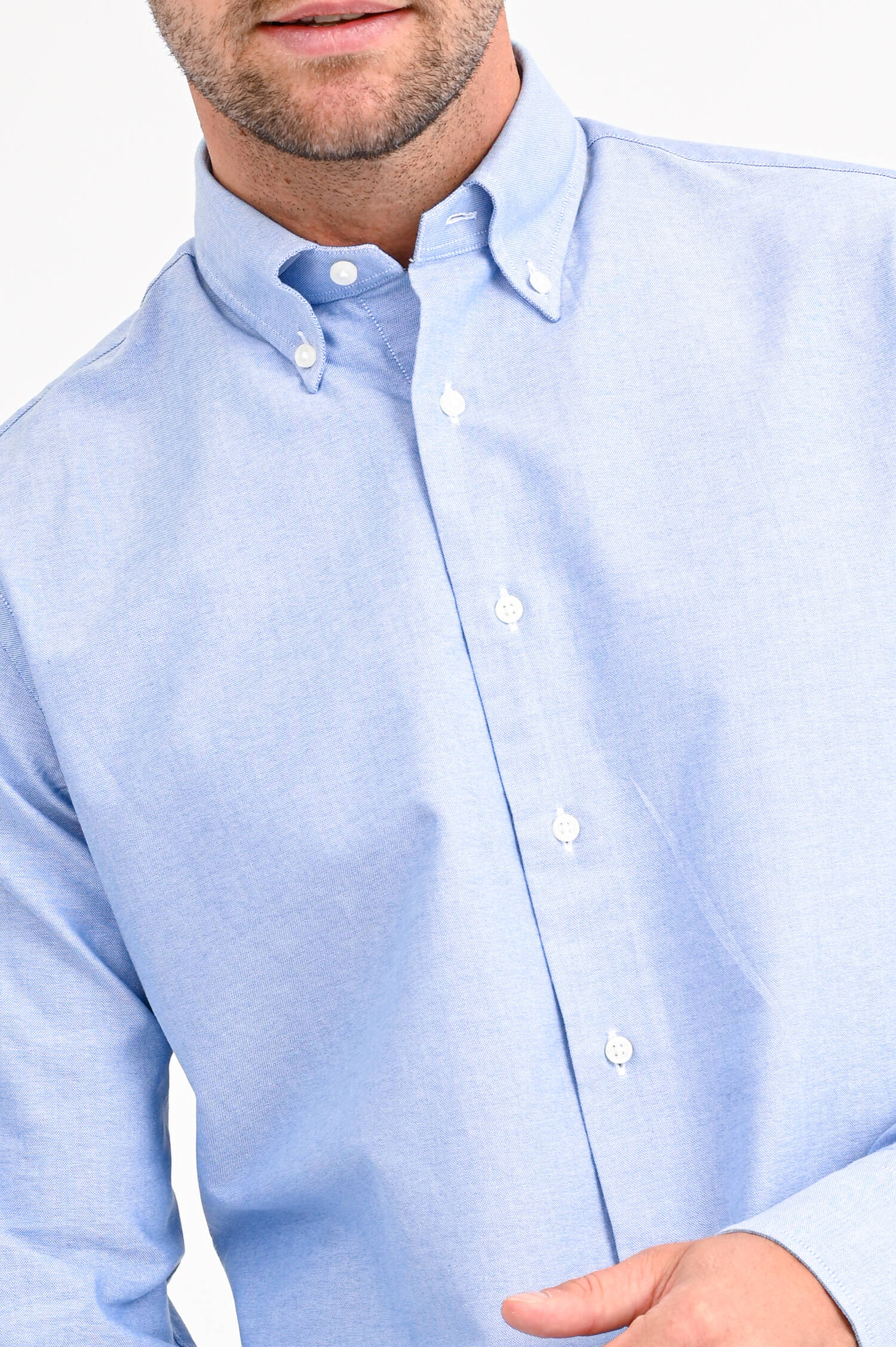 Oxford Hemd in Schieferblau Oxford Hemd in Schieferblau