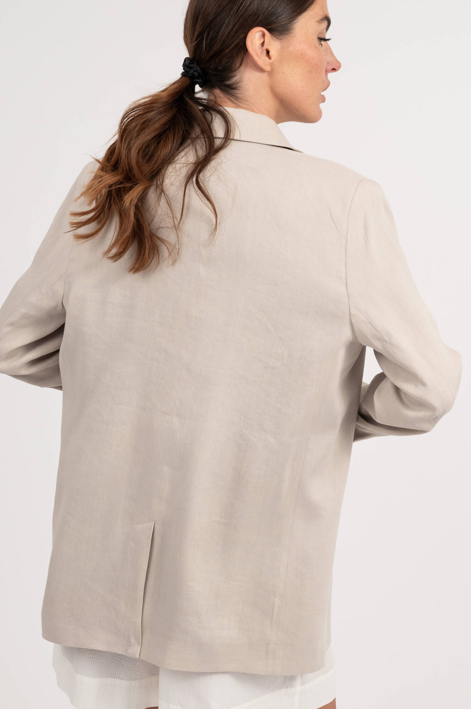 Blazer KARMAHALA aus Leinen-Mix in Beige