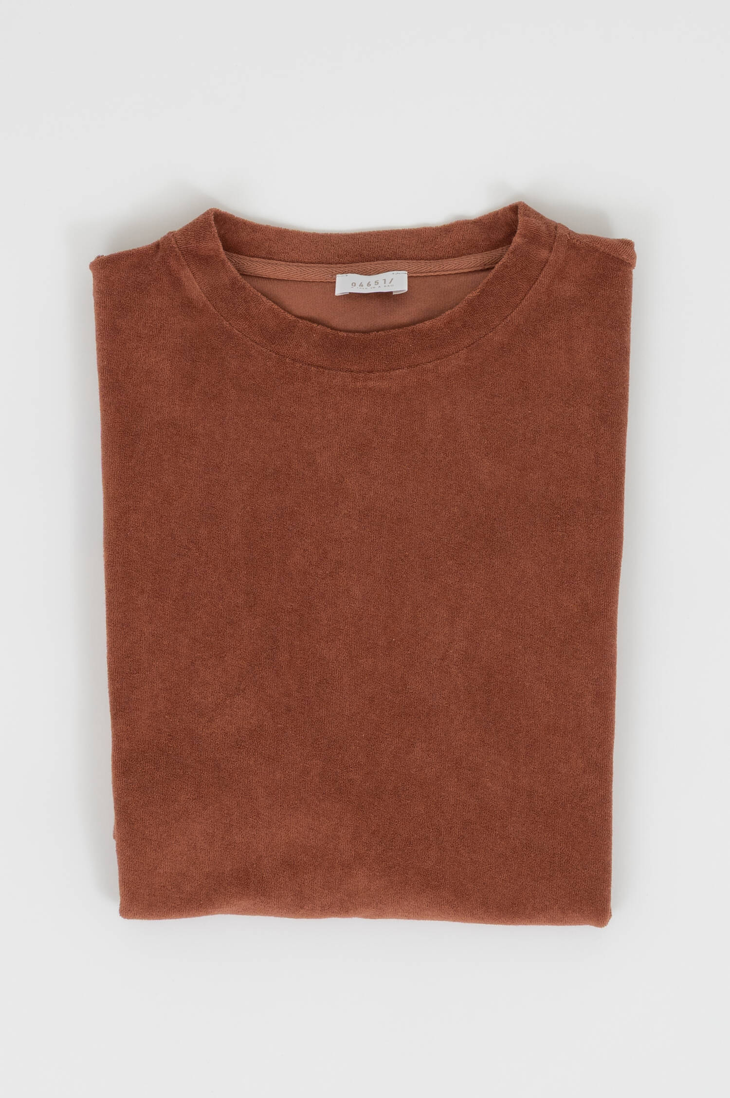 Frottee T-Shirt TERRY TEE in Terracotta Frottee T-Shirt TERRY TEE in Terracotta