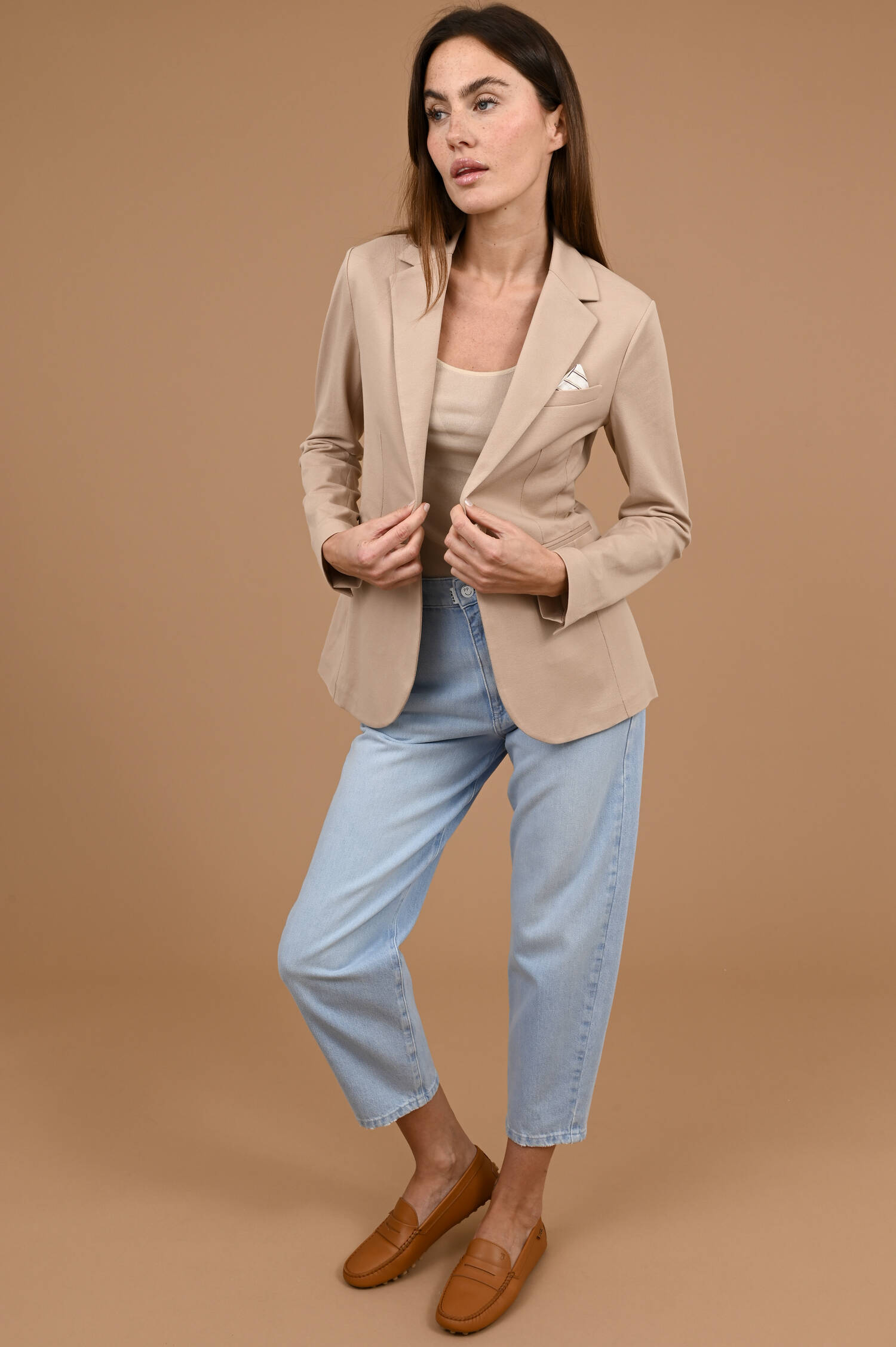 Taillierter Blazer in Harvestbeige Taillierter Blazer in Harvestbeige