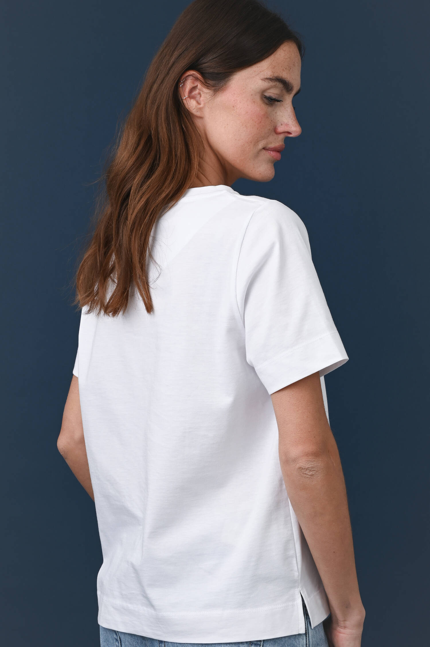 T-Shirt "Bayern Dackel in Weiß/Blau