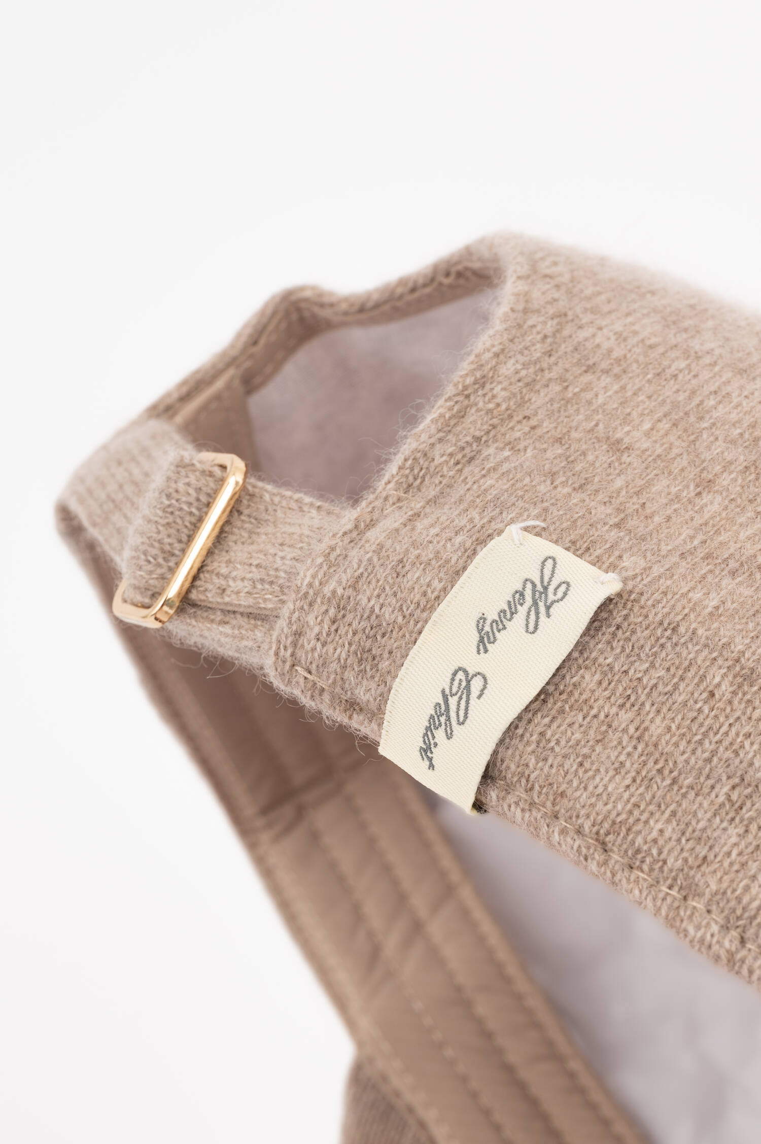 Cashmere Basecap in Beige