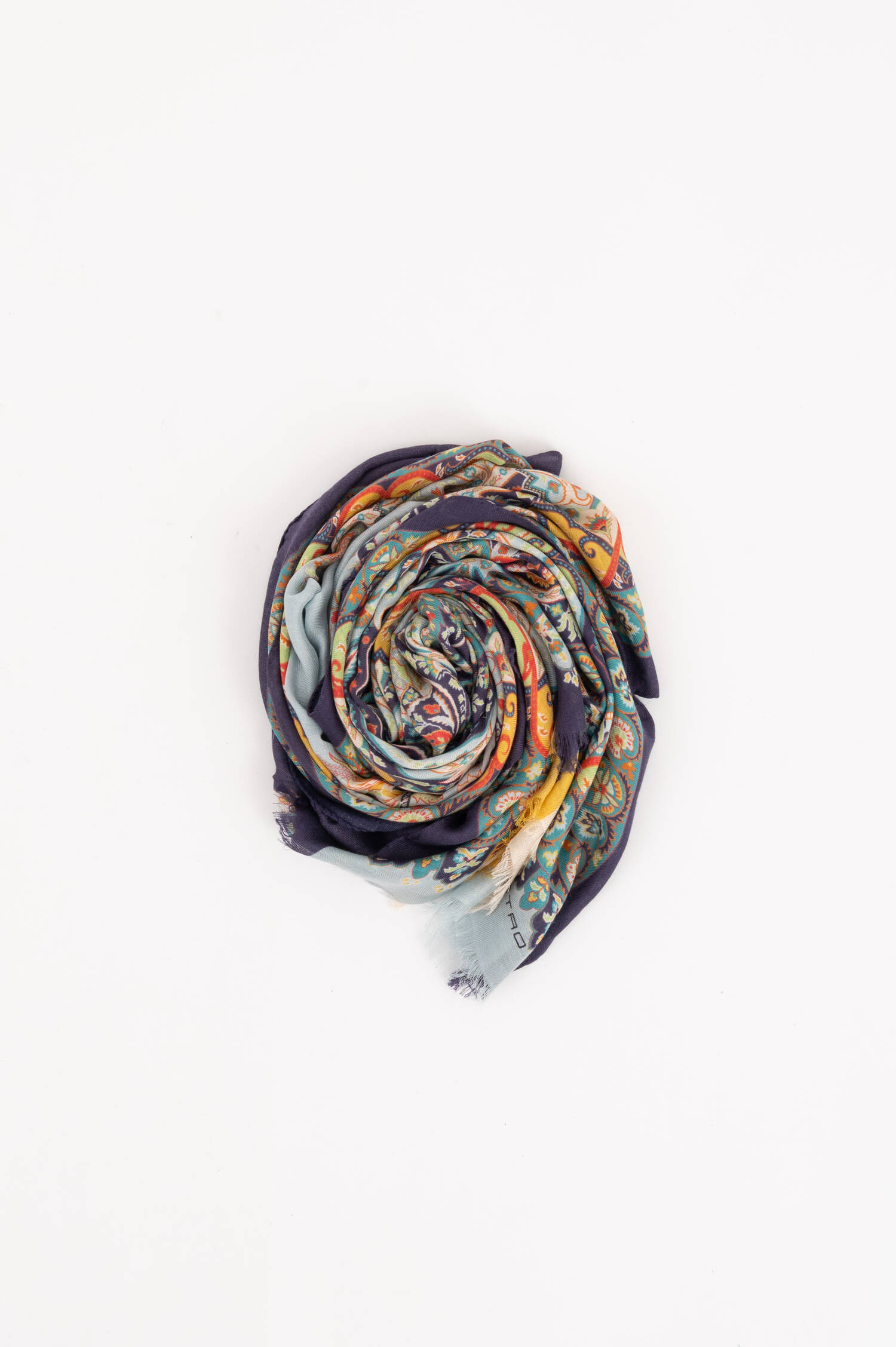 Schal aus Modal-Cashmere-Mix Violett/Hellblau