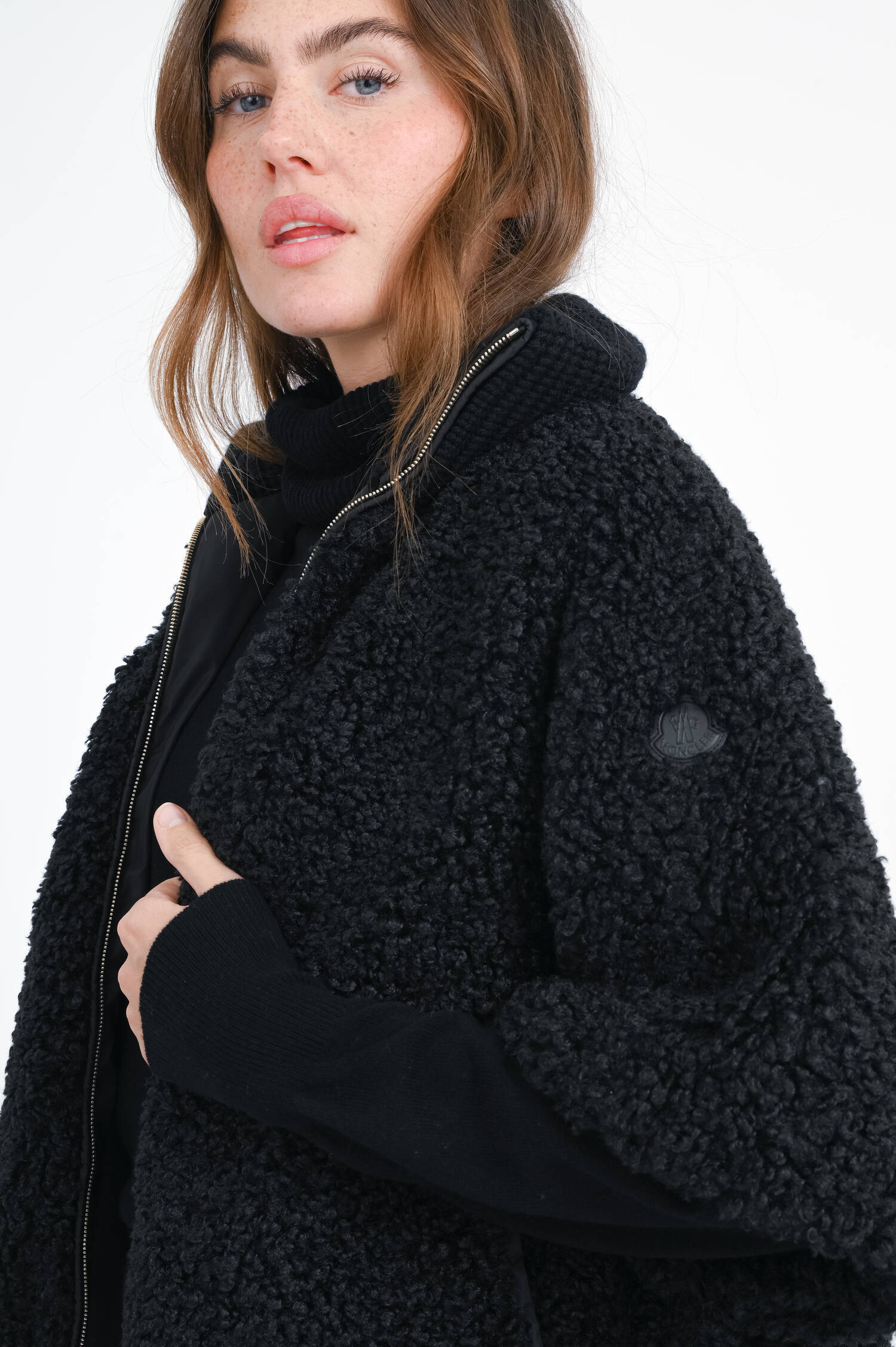 Wende-Cape-Jacke in Schwarz Wende-Cape-Jacke in Schwarz
