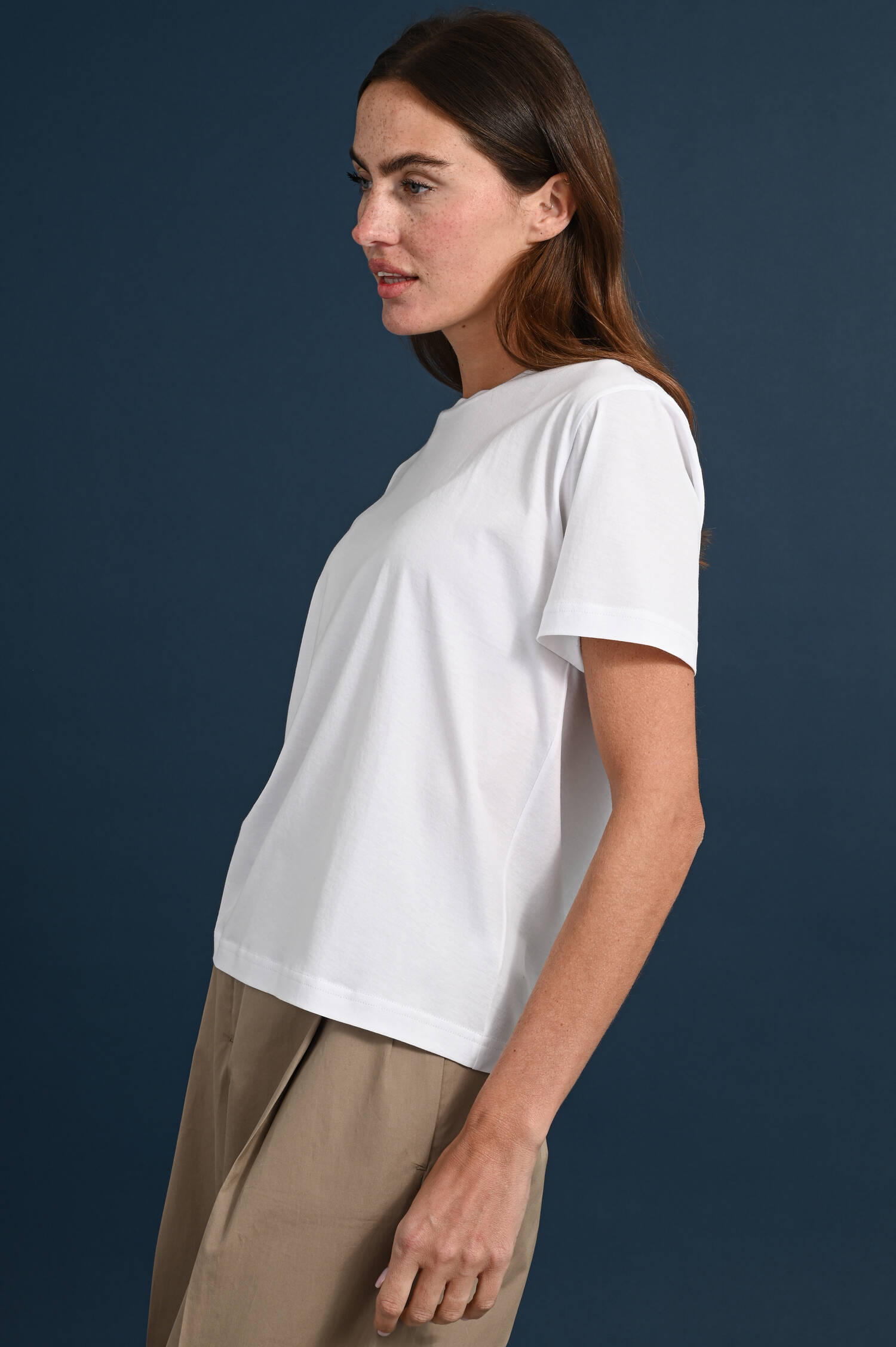 T-Shirt Fritzi in Bianco