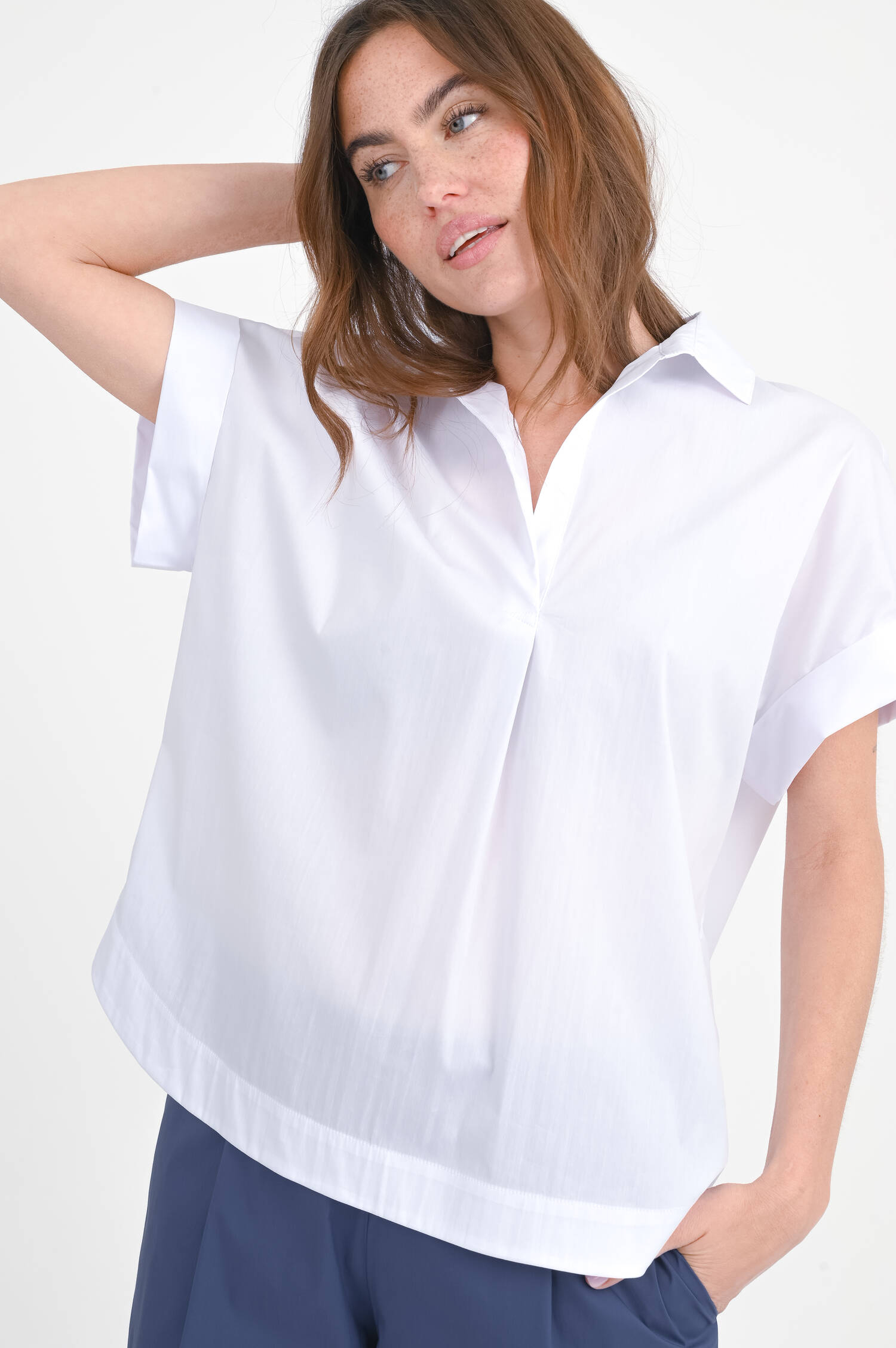 Tunika-Bluse EMMA in Weiß