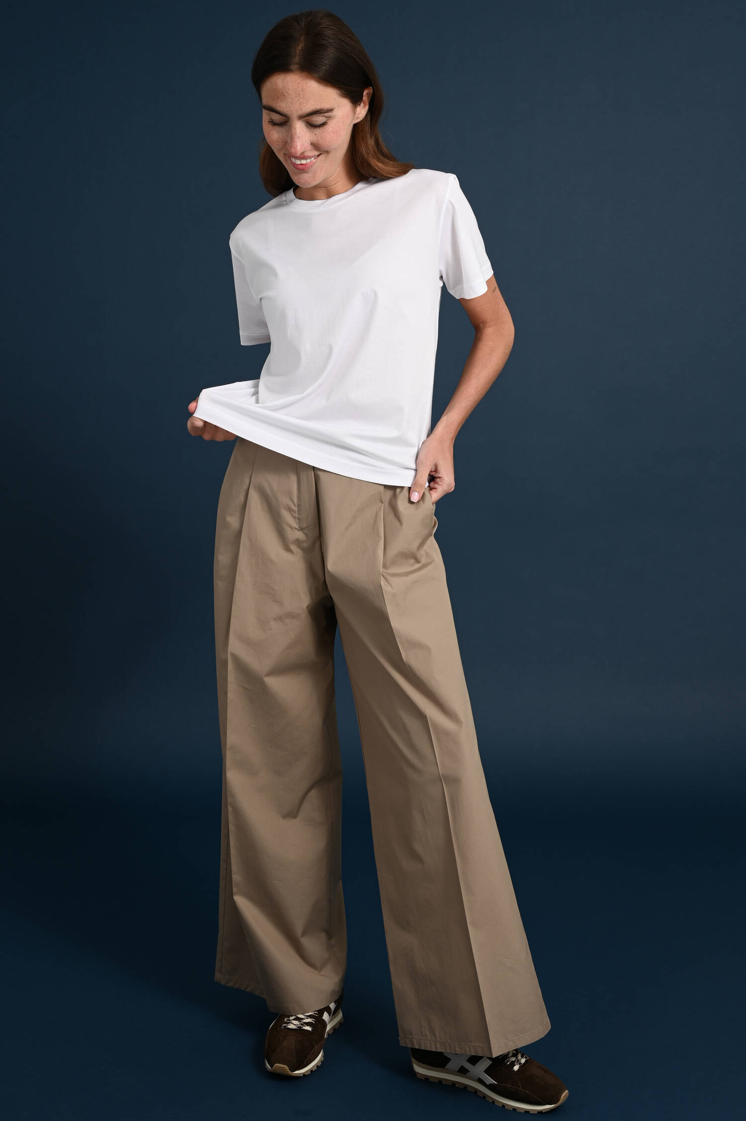 T-Shirt Fritzi in Bianco