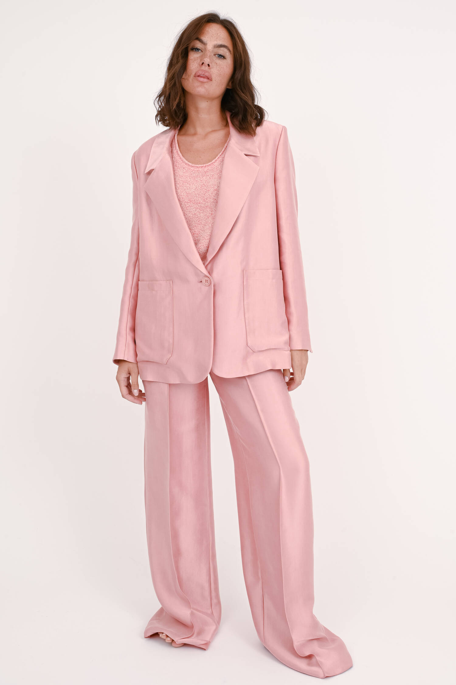 Oversize-Blazer in Soft Pink