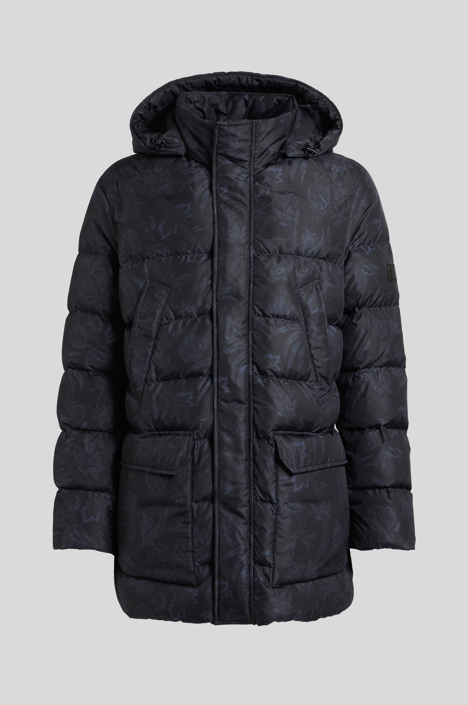 Pufferjacke mit Pasley Print in Navy Pufferjacke mit Pasley Print in Navy