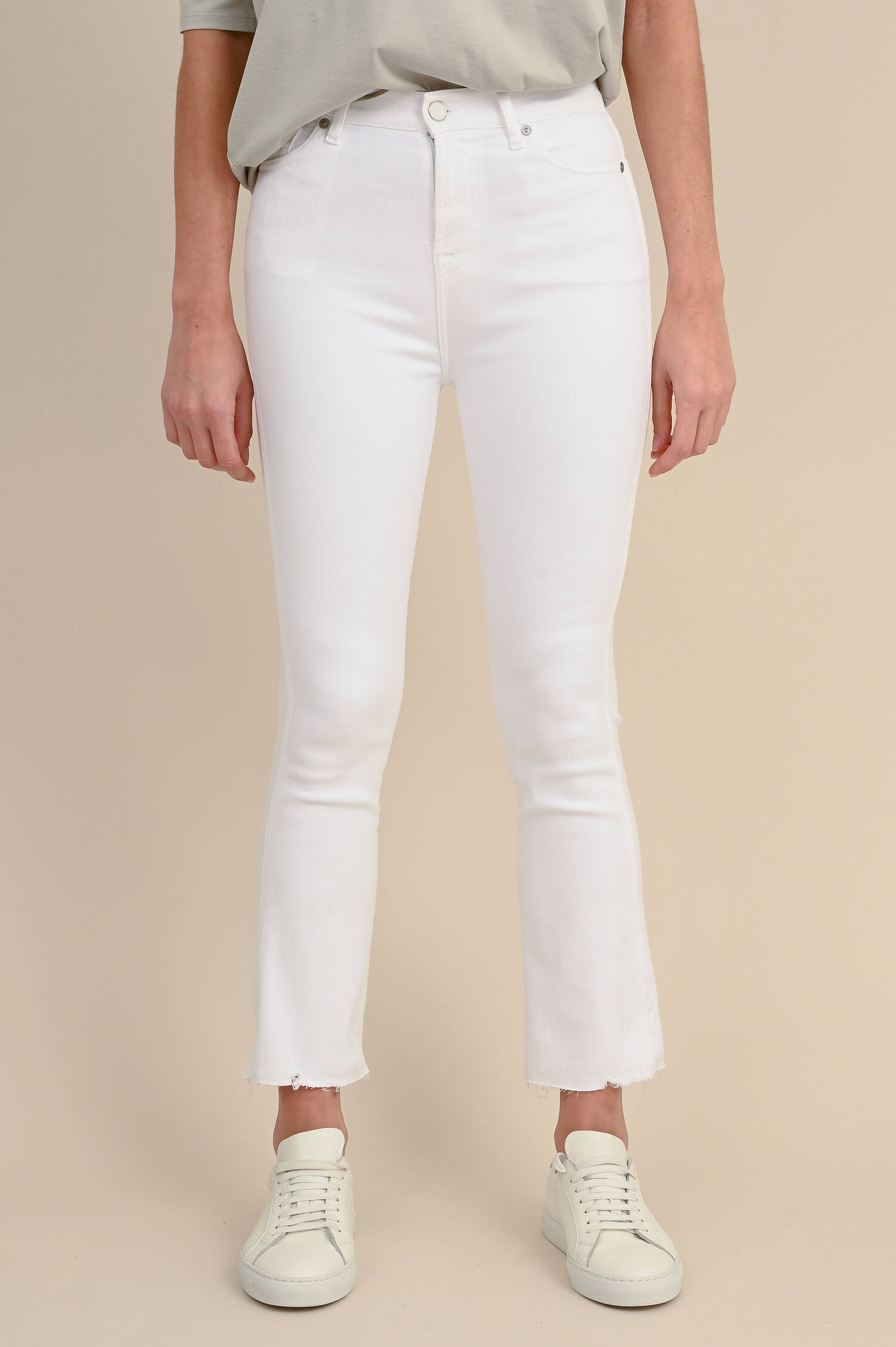 Slim Fit Jeans KICK LUXE VINTAGE in Weiß