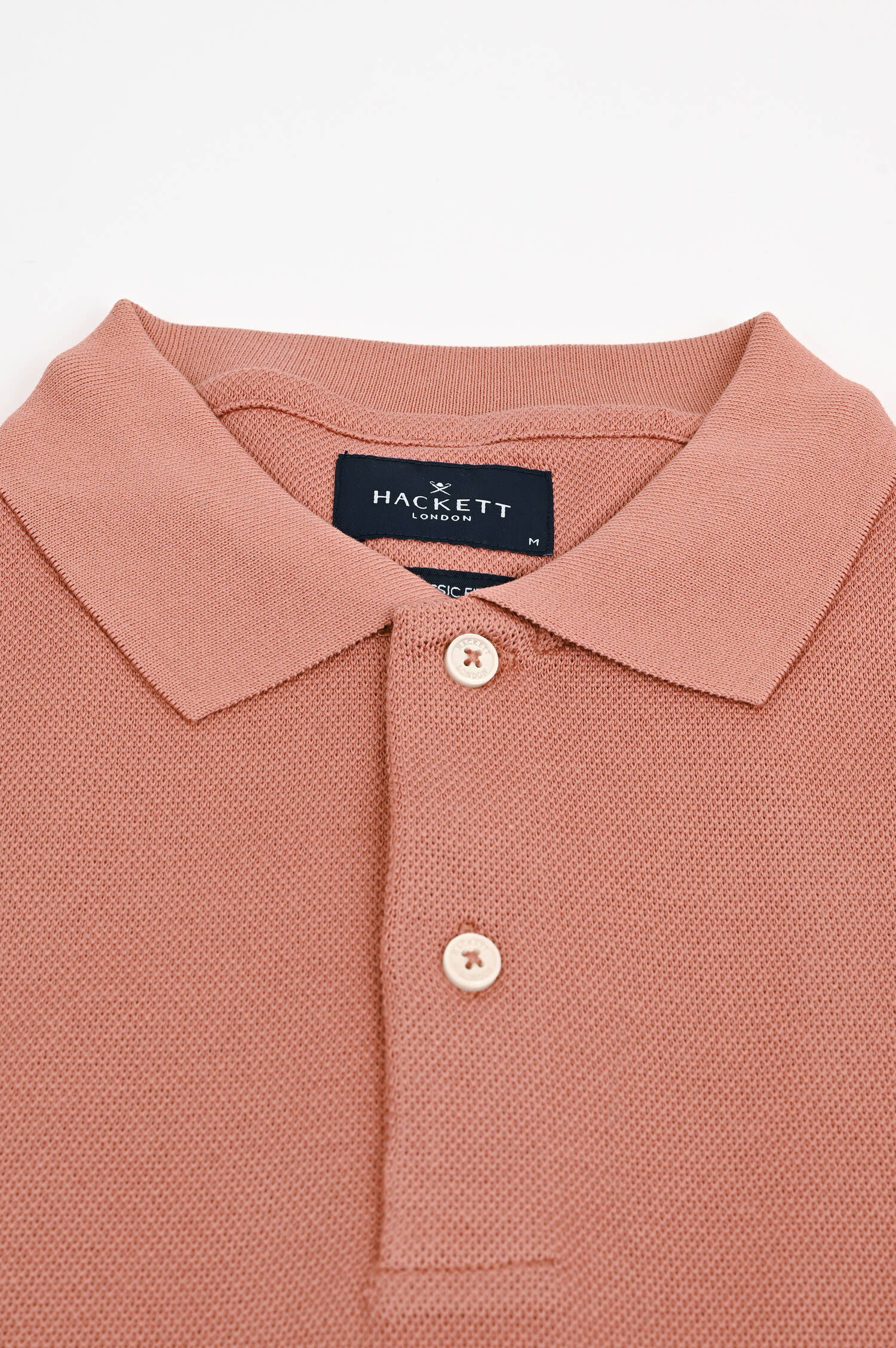 Polo-Shirt mit gesticktem Logo in Dark Peach