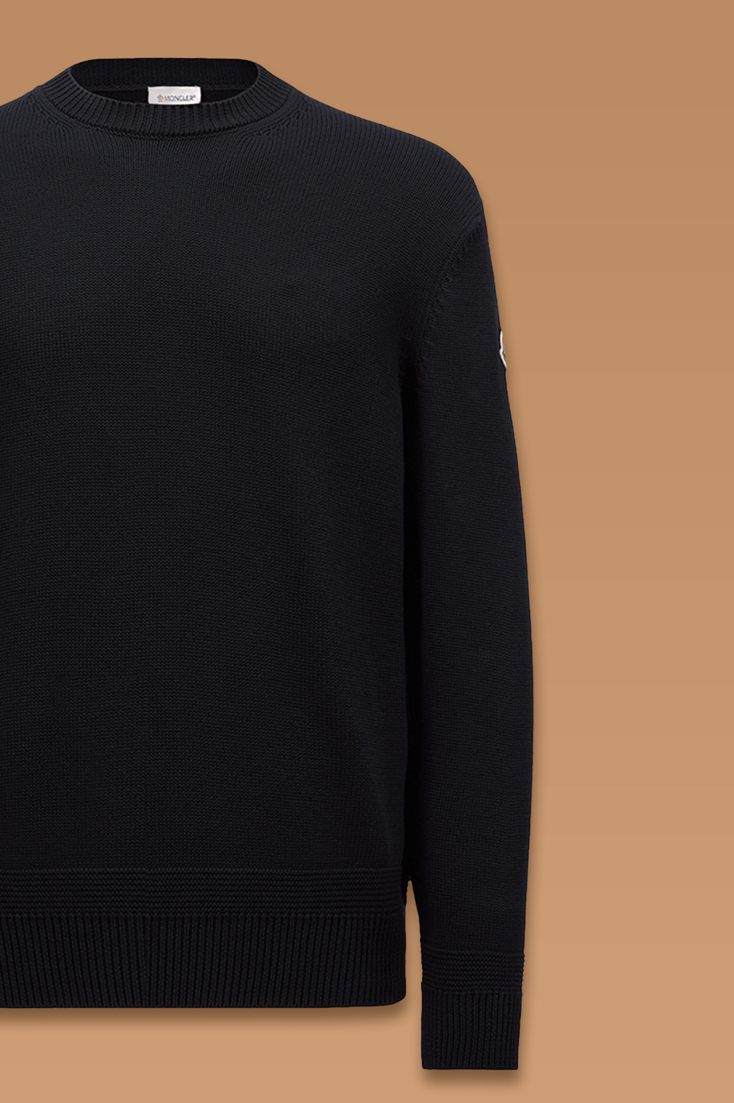 Feinstrick Pullover in Navy Blau