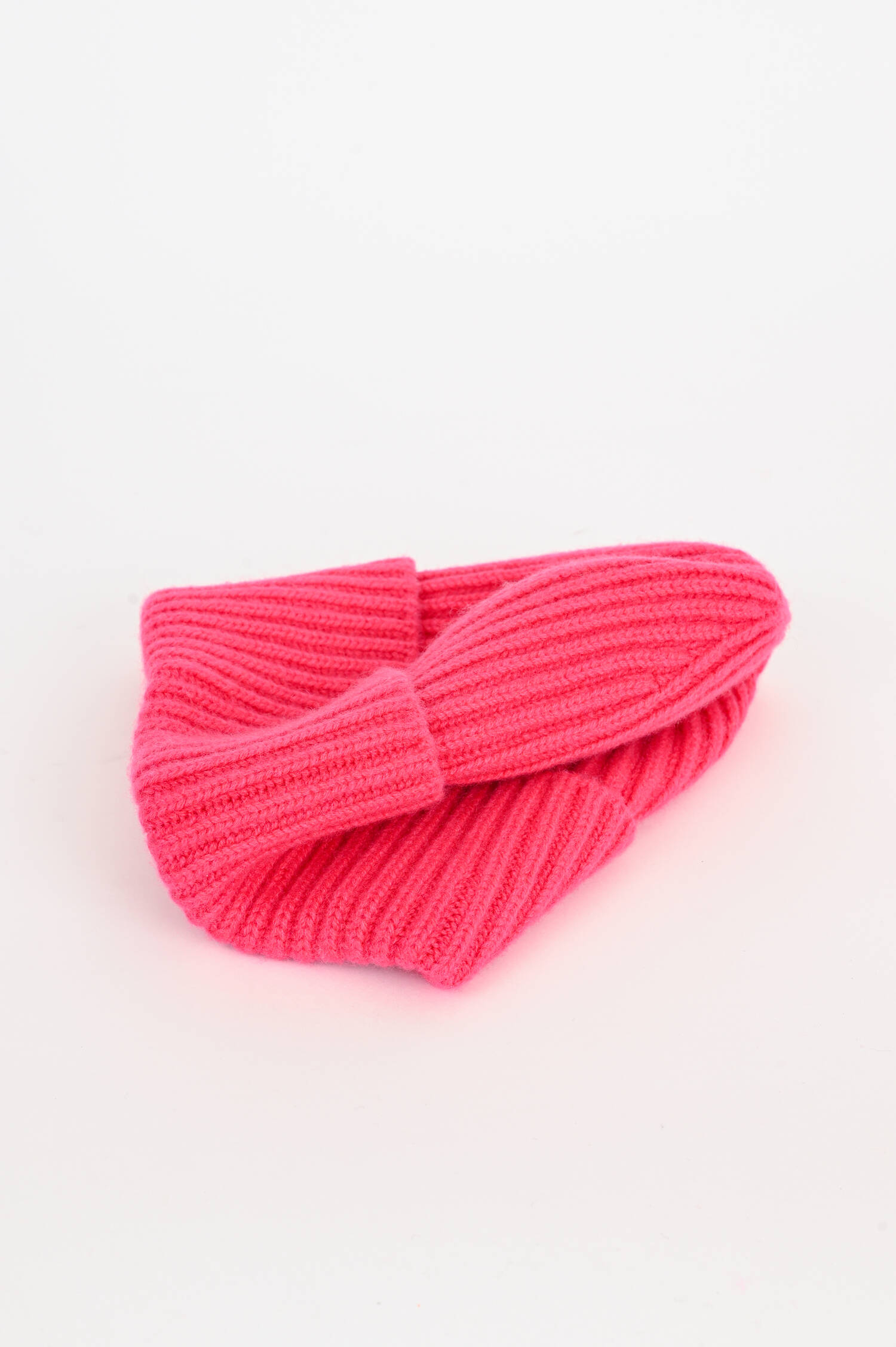 Midi-Mütze aus Cashmere in Berry
